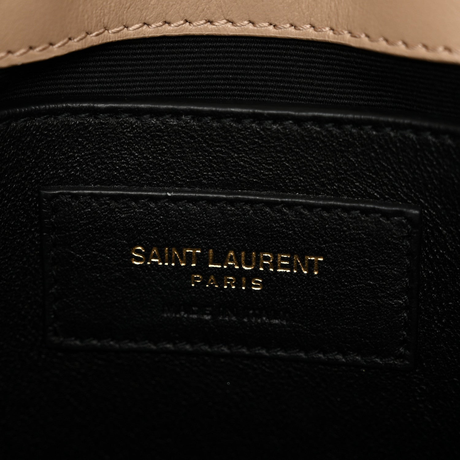 Calfskin Y Quilted Monogram Small Loulou Chain Satchel Dark Beige