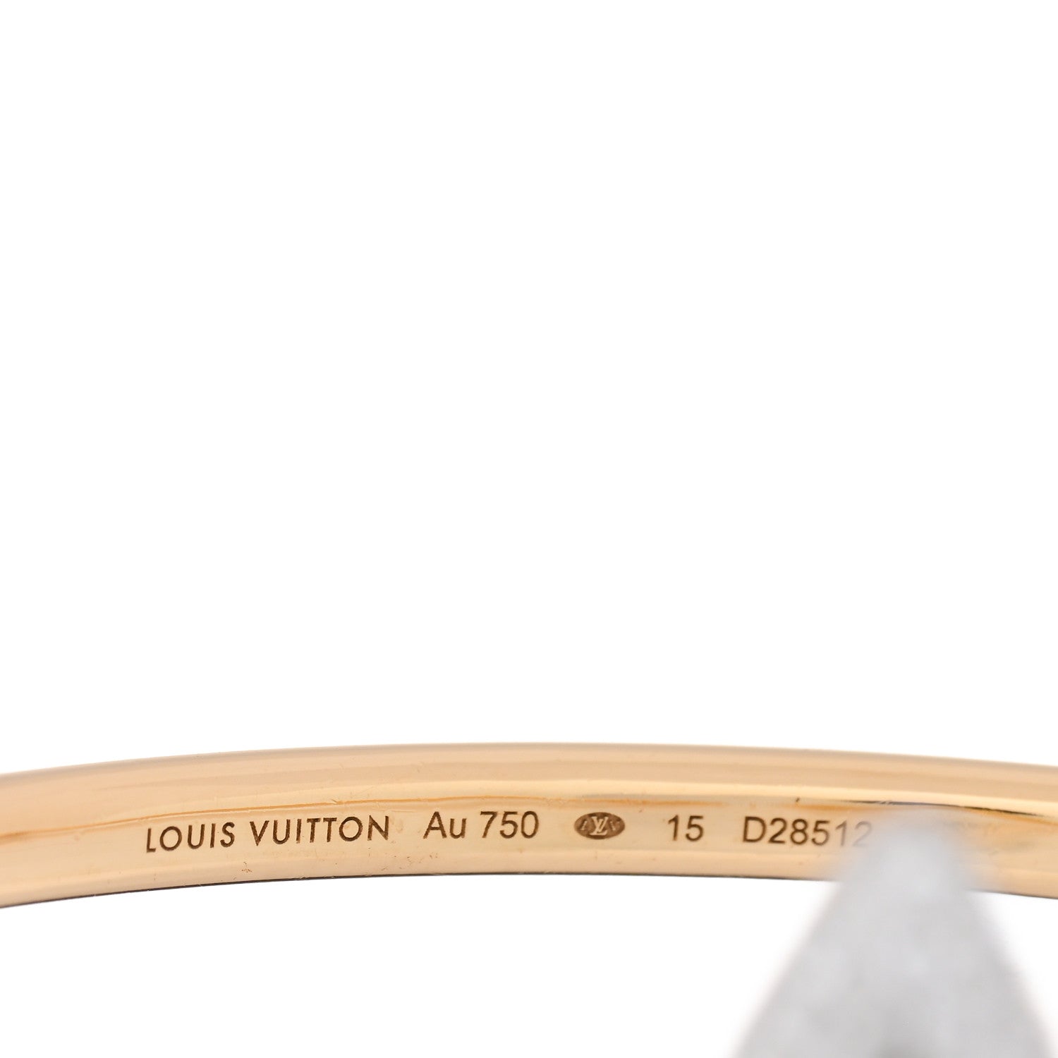 18K Yellow White Gold Diamond Volt Upside Down Bracelet