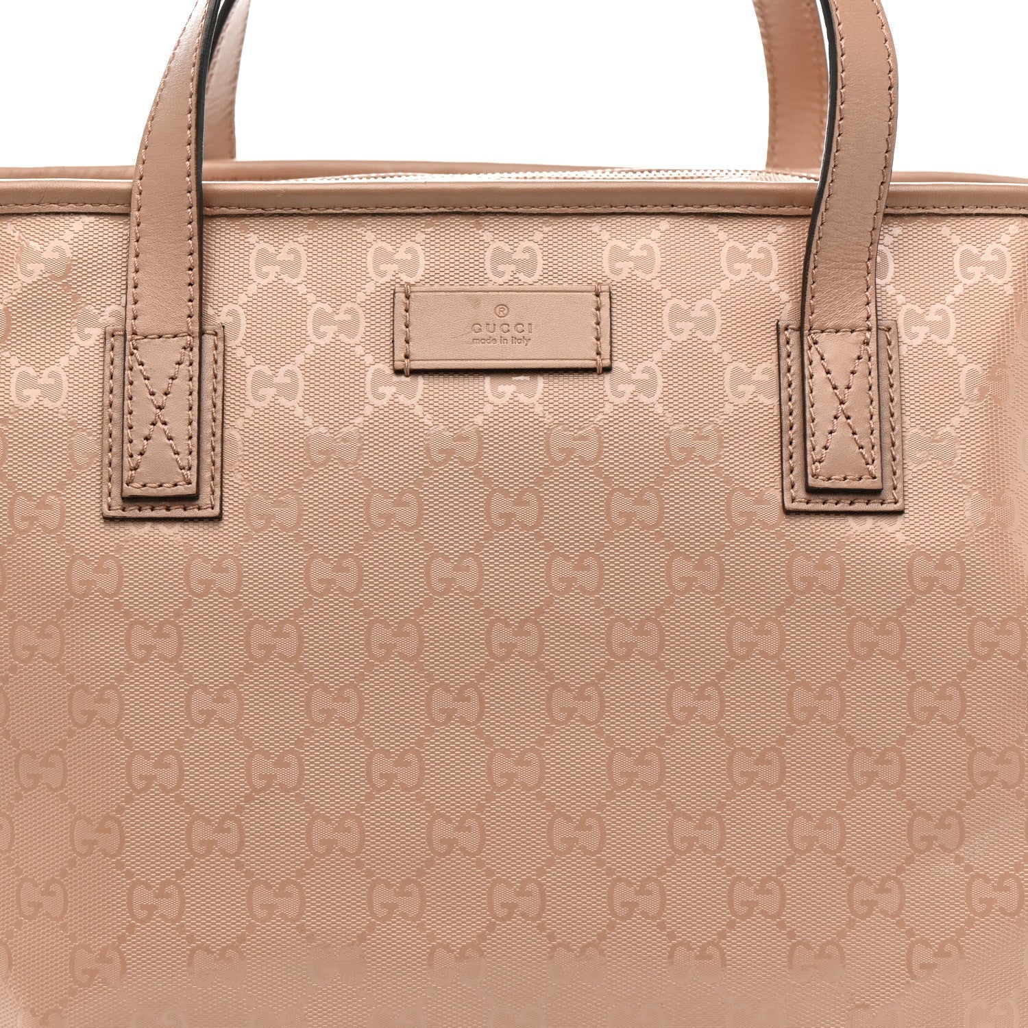 Imprime Monogram Large Zippered Shopping Tote Winter Rose