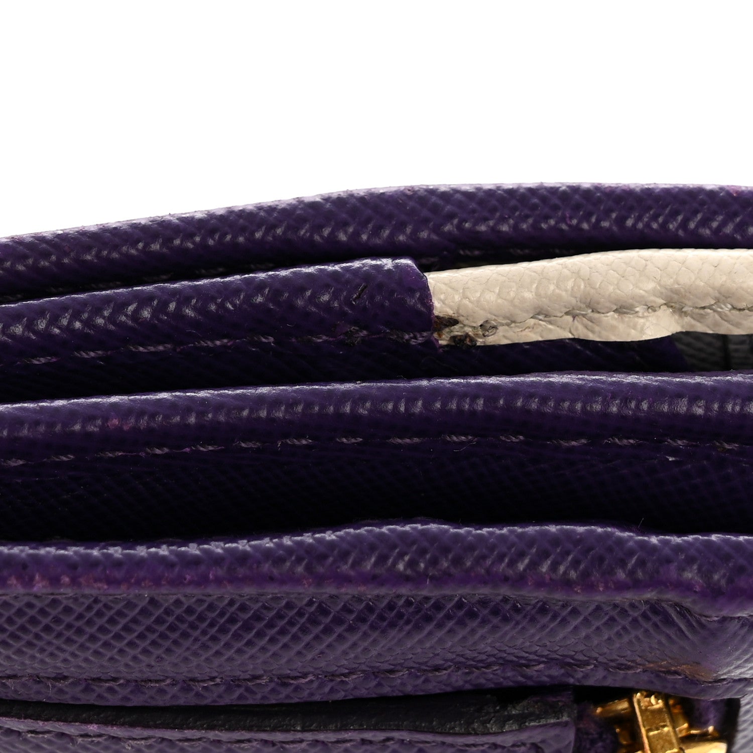 Saffiano Lux Continental Flap Travel Wallet Viola Multicolor