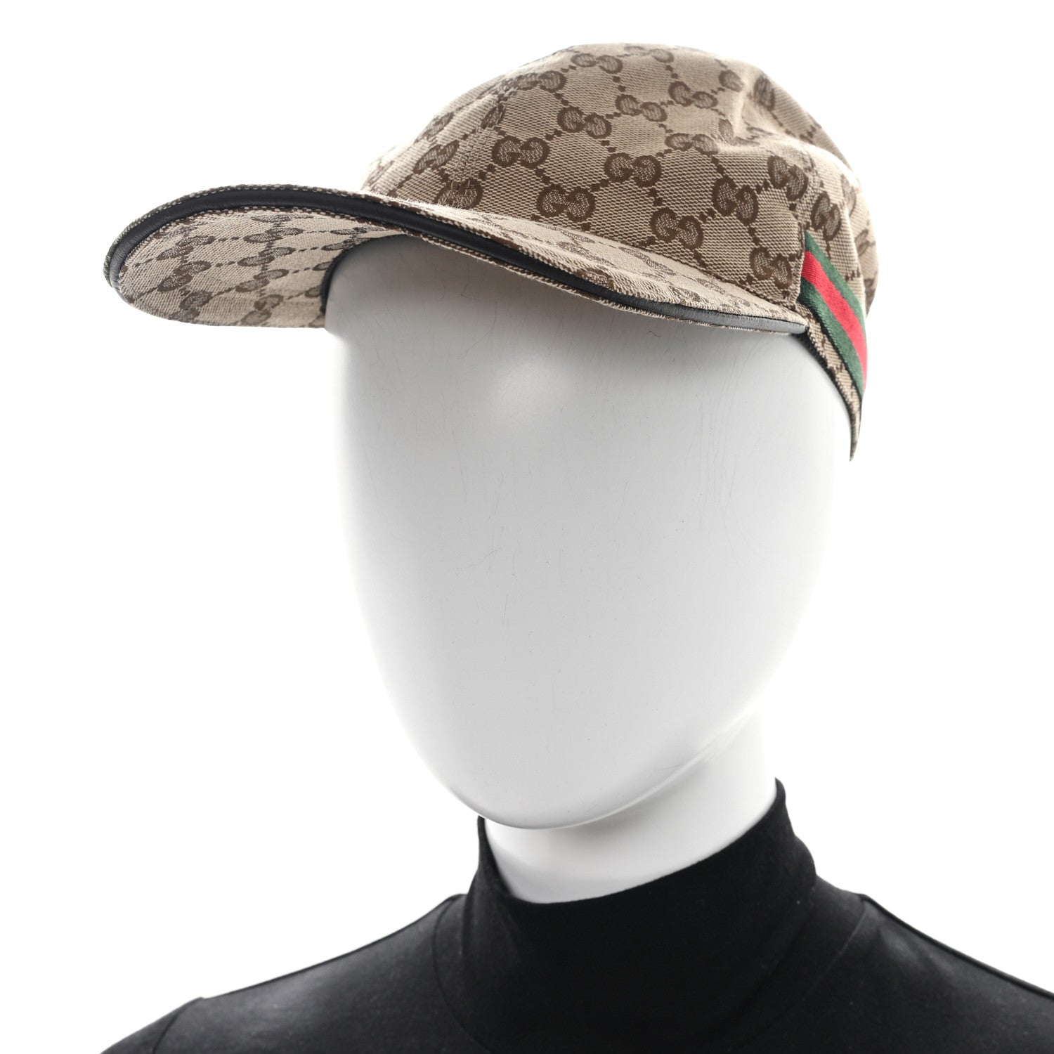 Monogram Web Baseball Hat M Beige Cocoa