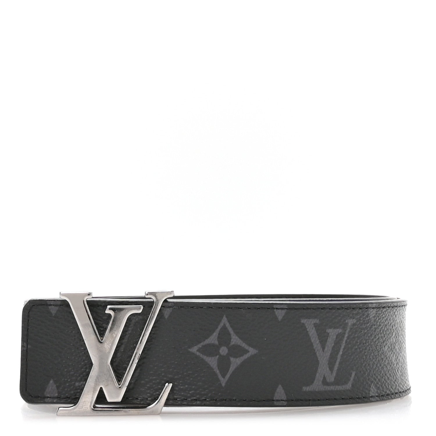 Calfskin Monogram Eclipse 35mm LV Initiales Reversible Belt 85 34
