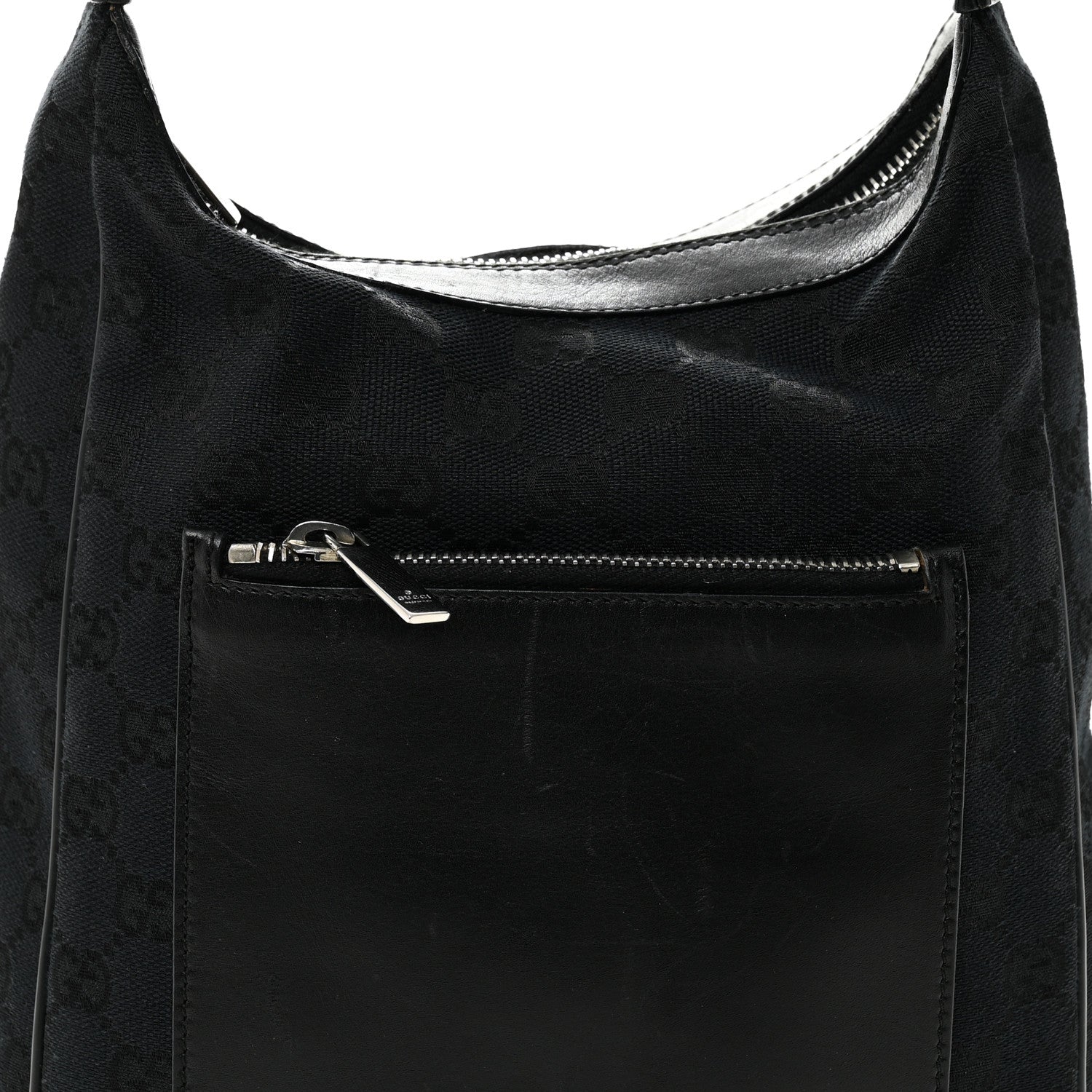 Monogram Hobo Black