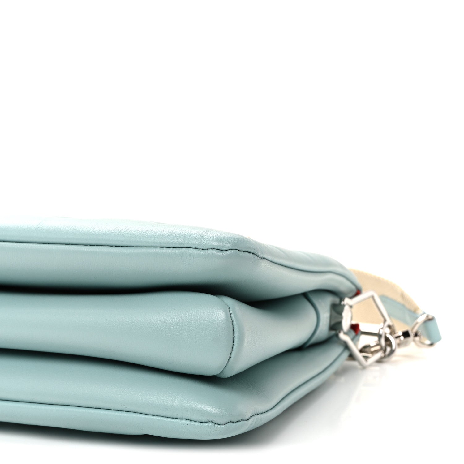 Lambskin Embossed Monogram Coussin PM Bleu