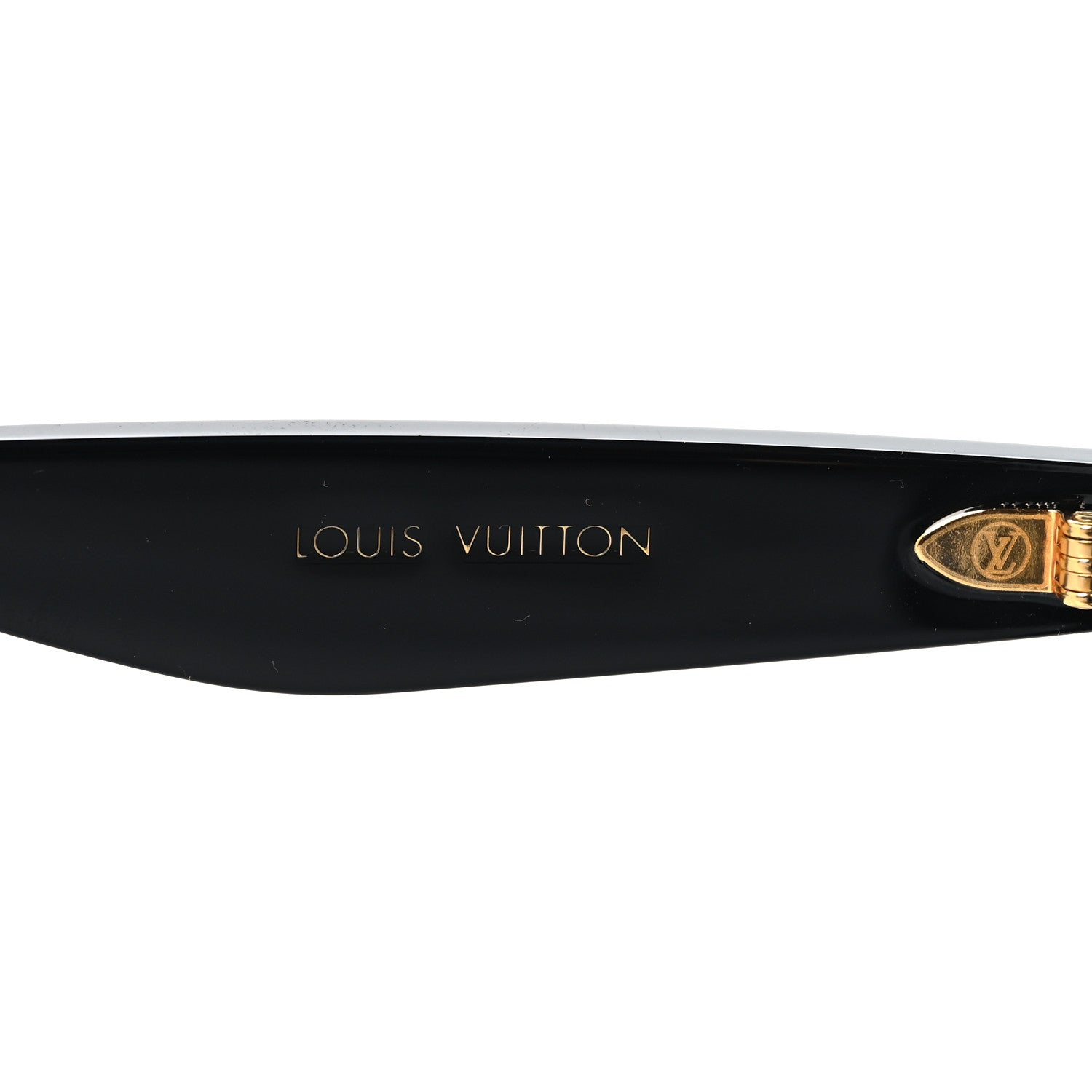 Acetate Nylon LV Script Square Sunglasses Z2970W Black