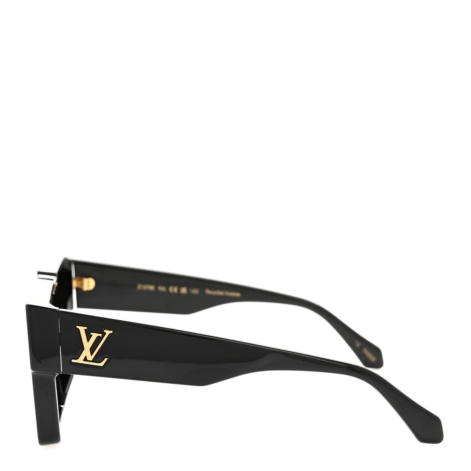 Acetate Swarovski Crystal Cyclone Sunglasses Z1578E Black