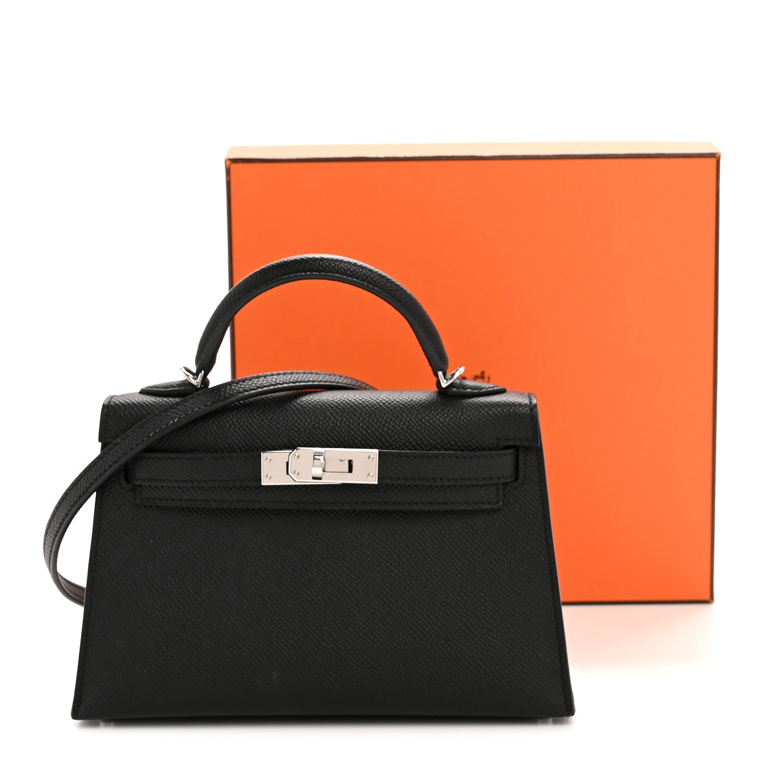 Epsom Mini Kelly Sellier 20 Black