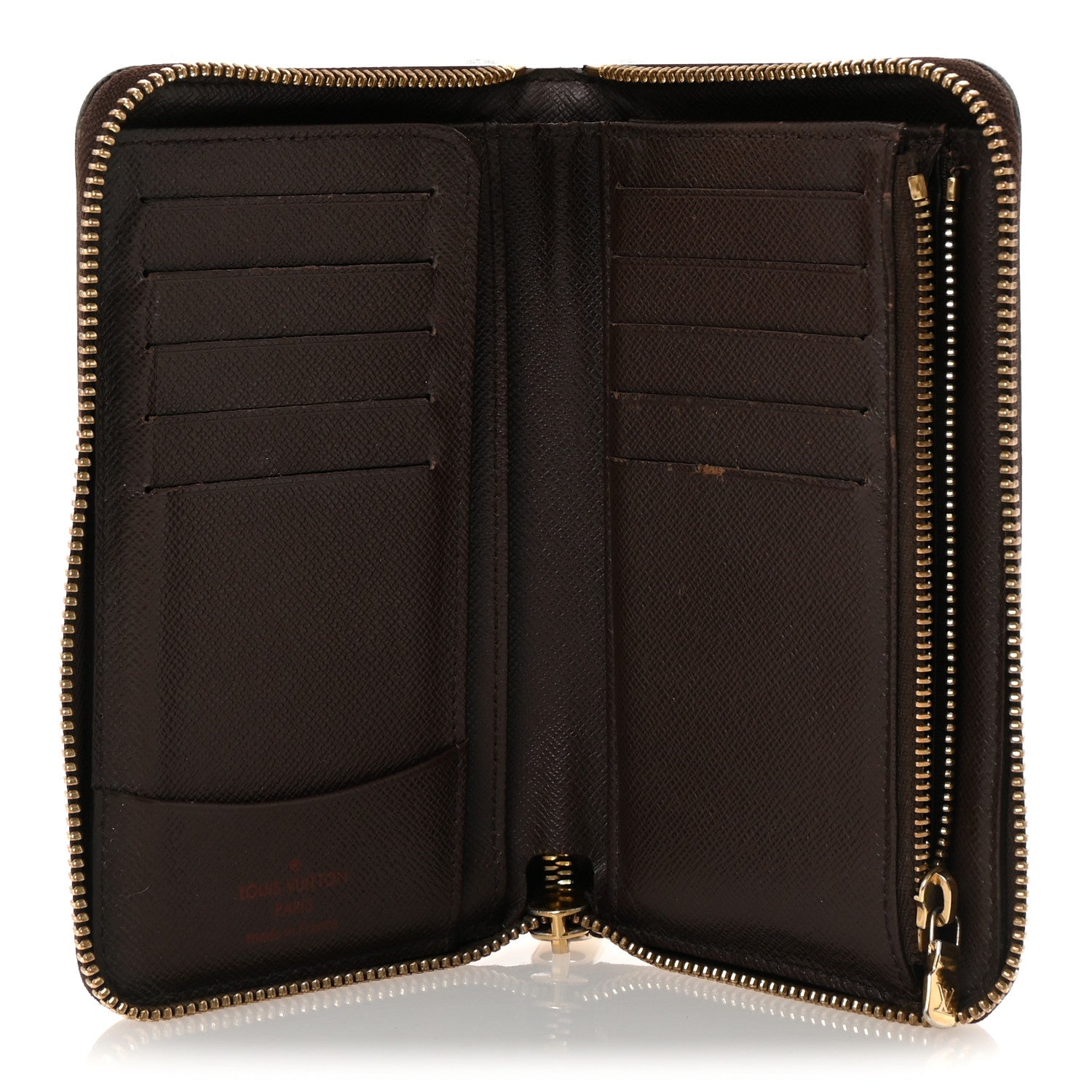 Damier Ebene Zippy Compact Wallet