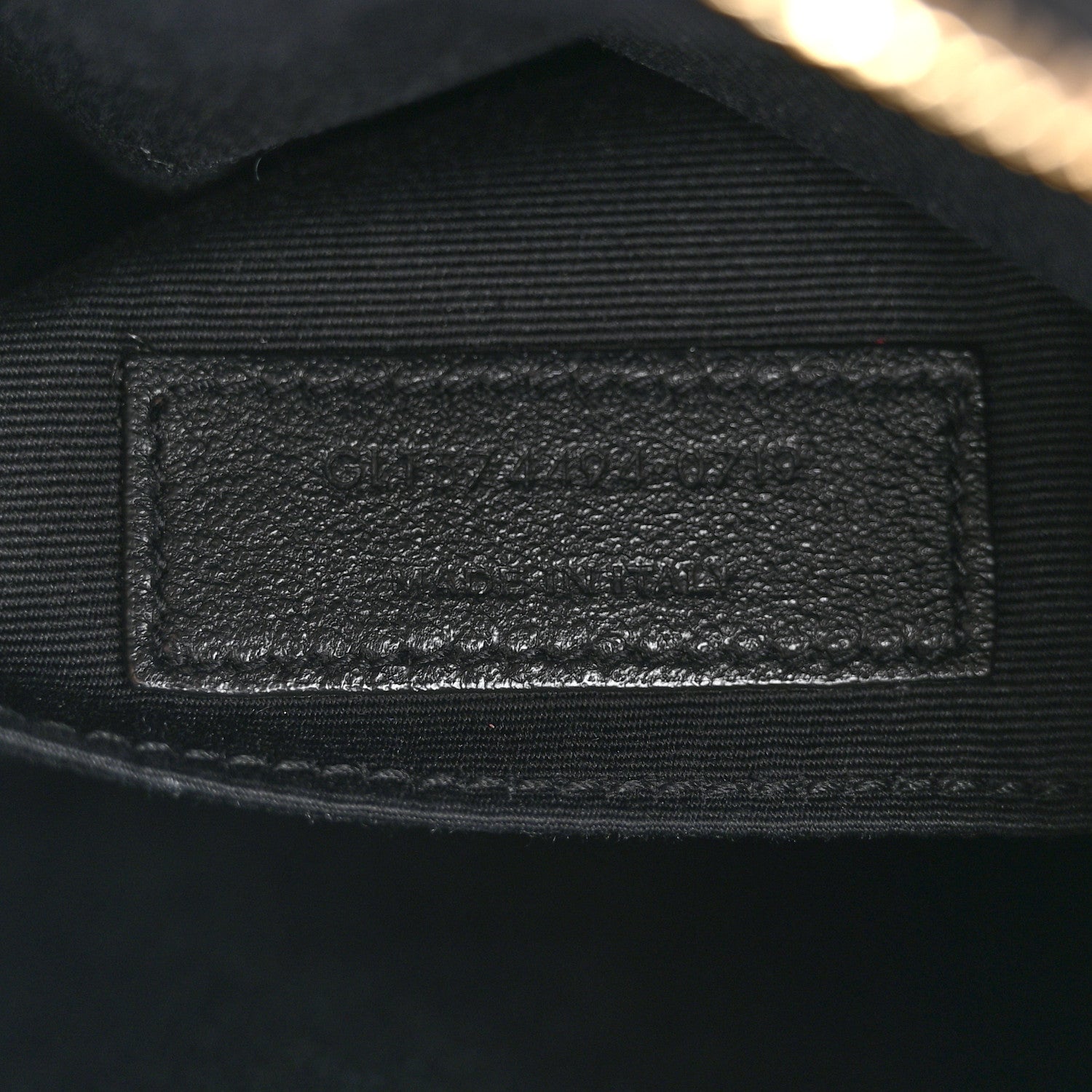 Calfskin Matelasse Monogram Lou Camera Bag Black
