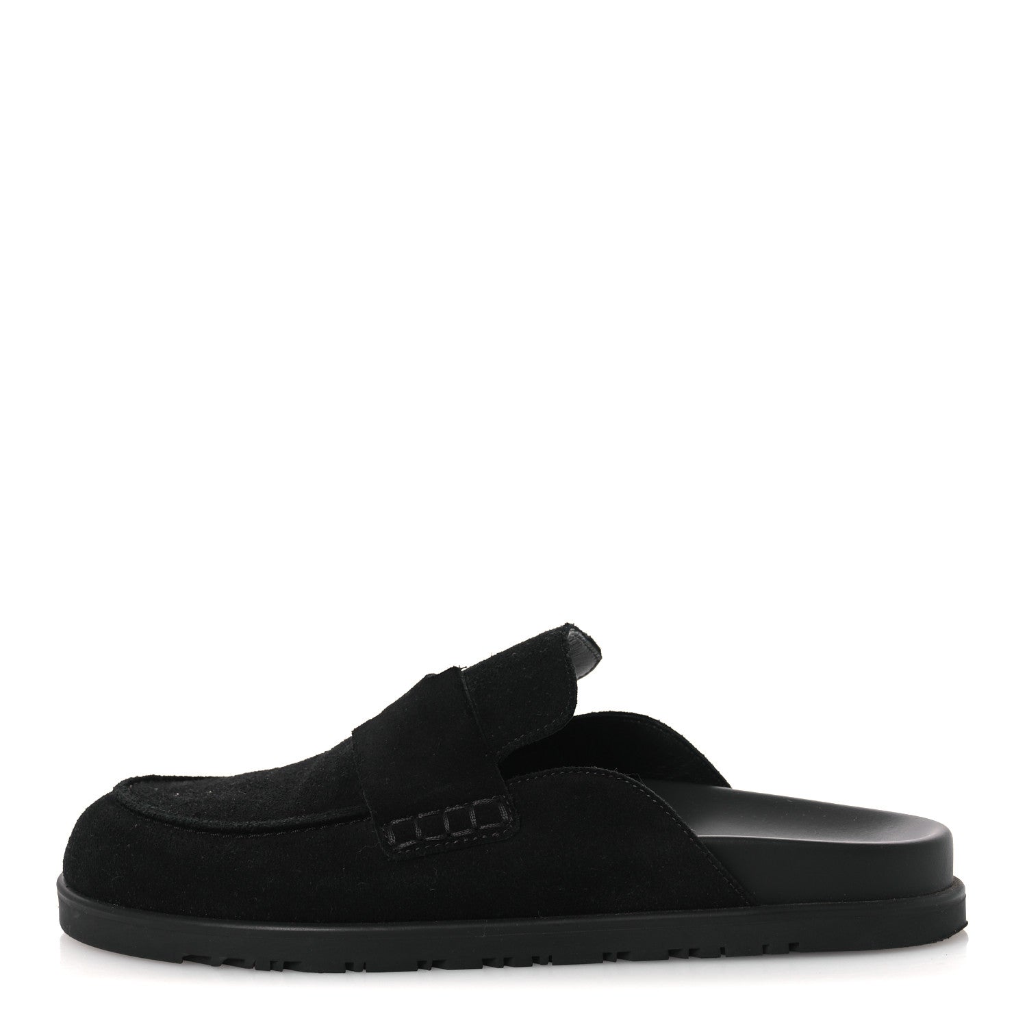 Suede Calfskin Go Mules 39 Black