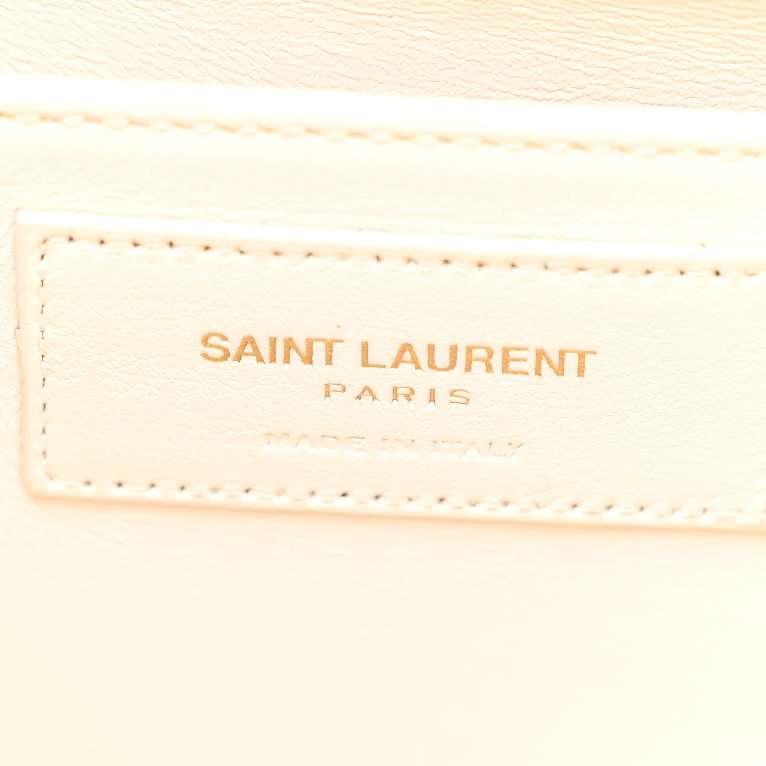 Calfskin Baby Monogram Cabas Dove White