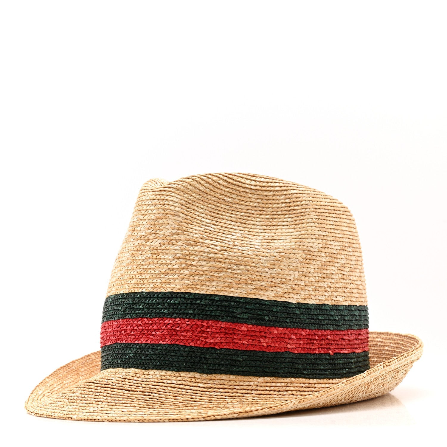 Abaca Straw Web Fedora Hat M