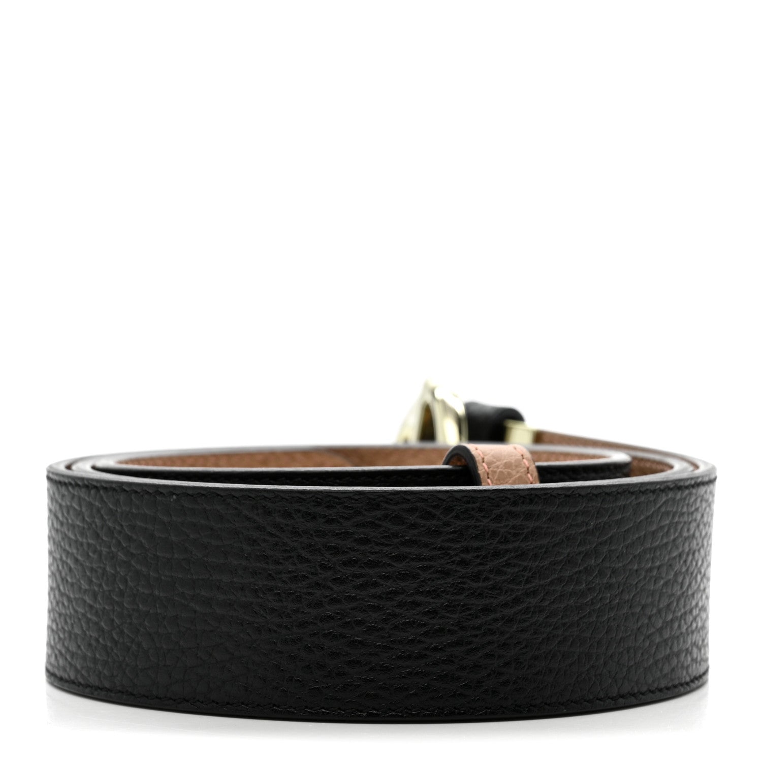 Calfskin 1973 Reversible Belt 95 38 Black Pink