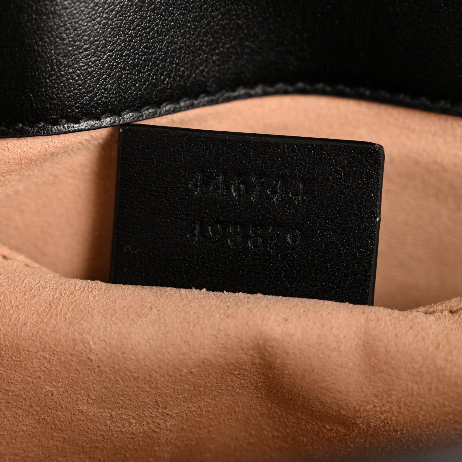 Calfskin Matelasse Mini GG Marmont Shoulder Bag Black