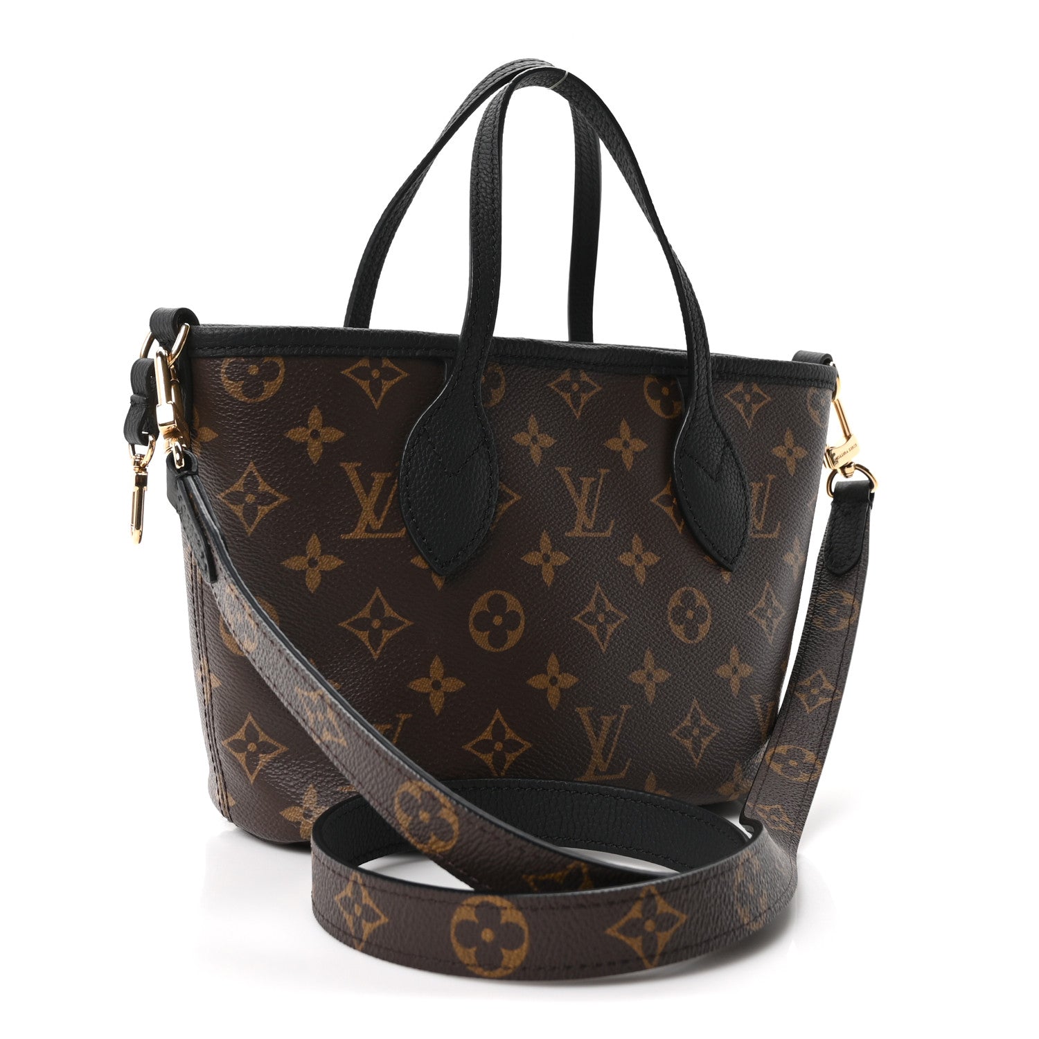 Monogram Neverfull Inside Out Bandouliere BB Black