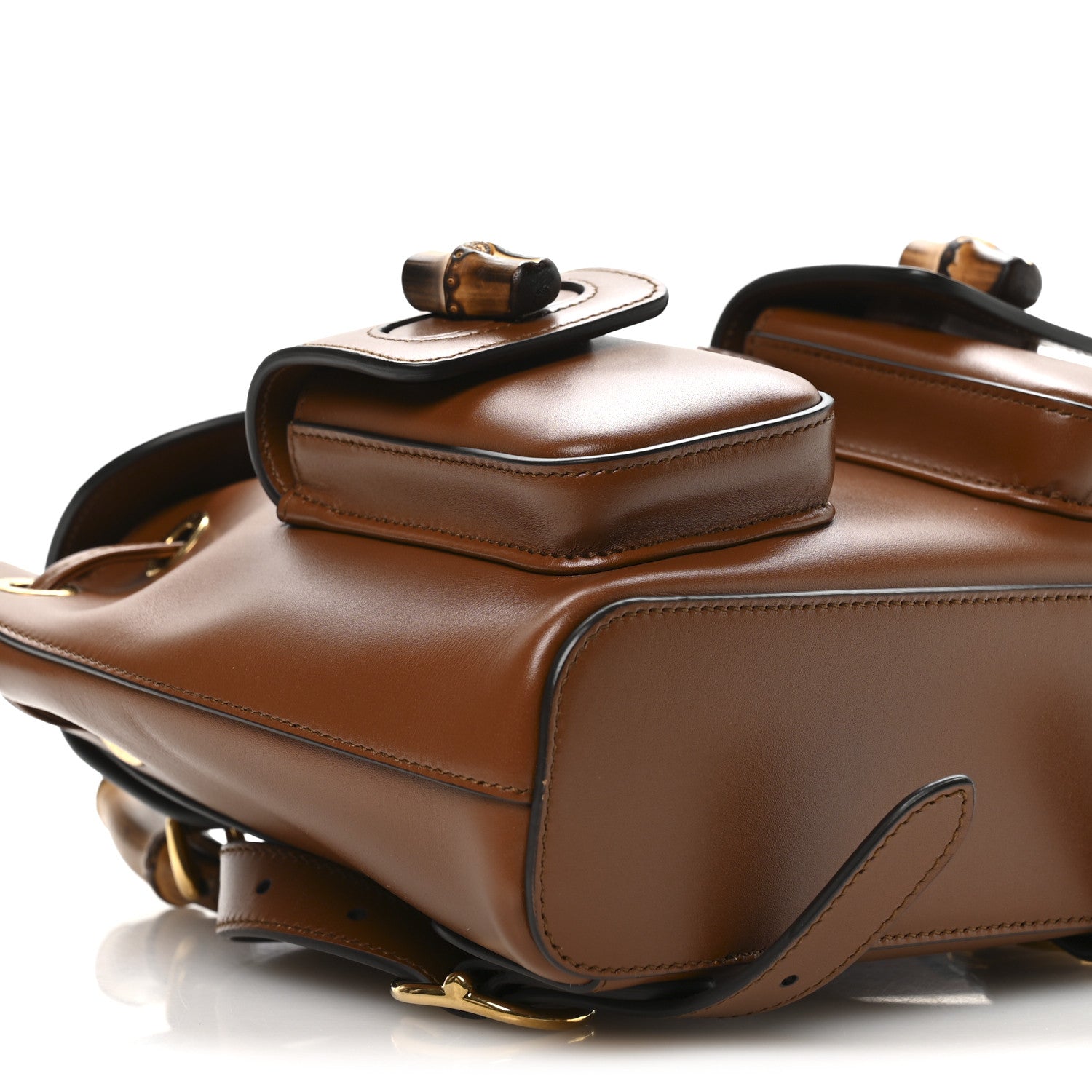 Calfskin Bamboo Backpack Cuir