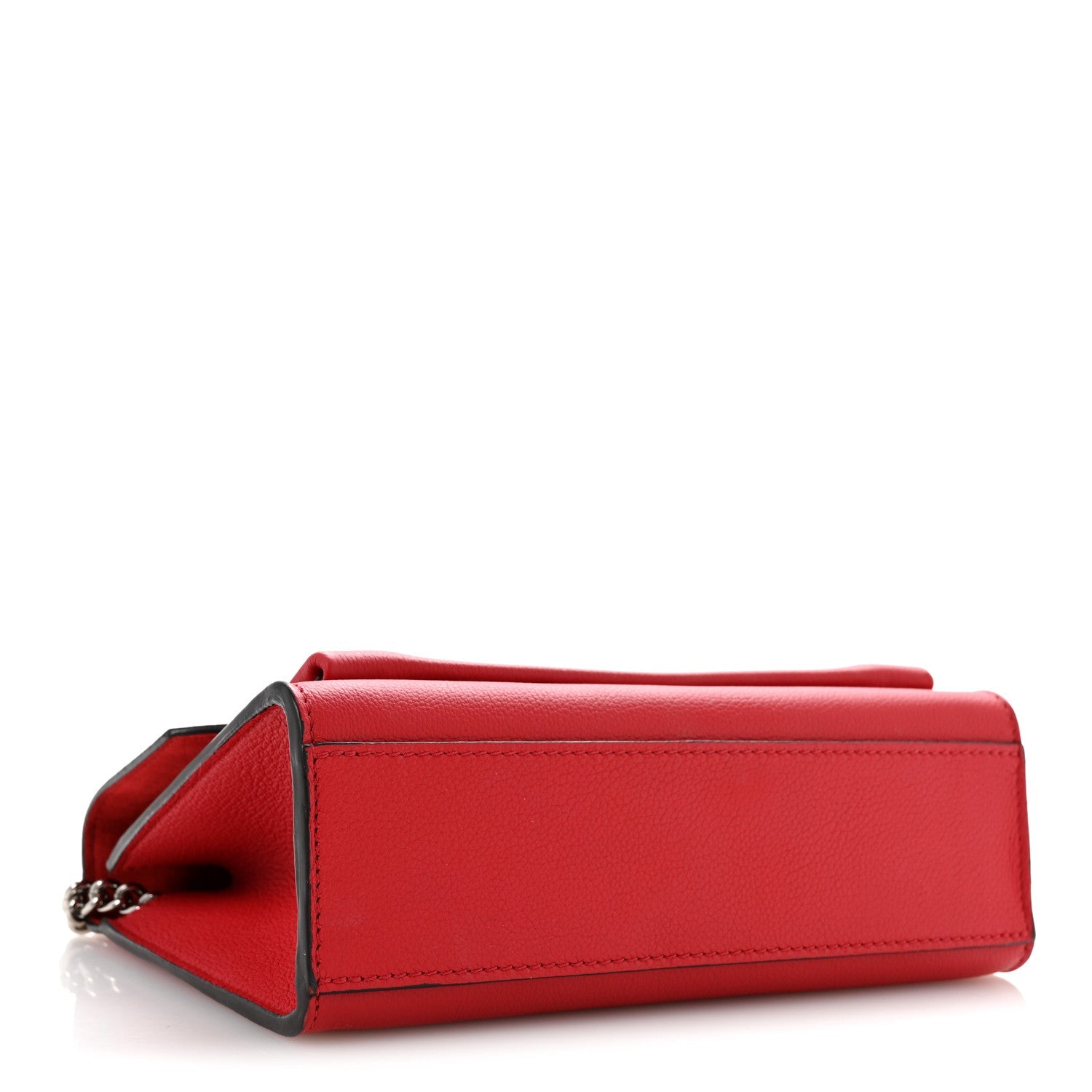 Soft Calfskin Mylockme Chain Bag BB Rubis