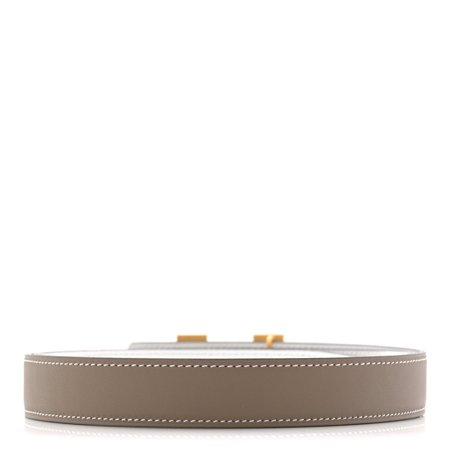 Epsom Swift 24mm Mini Constance H Belt 90 36 White Etoupe