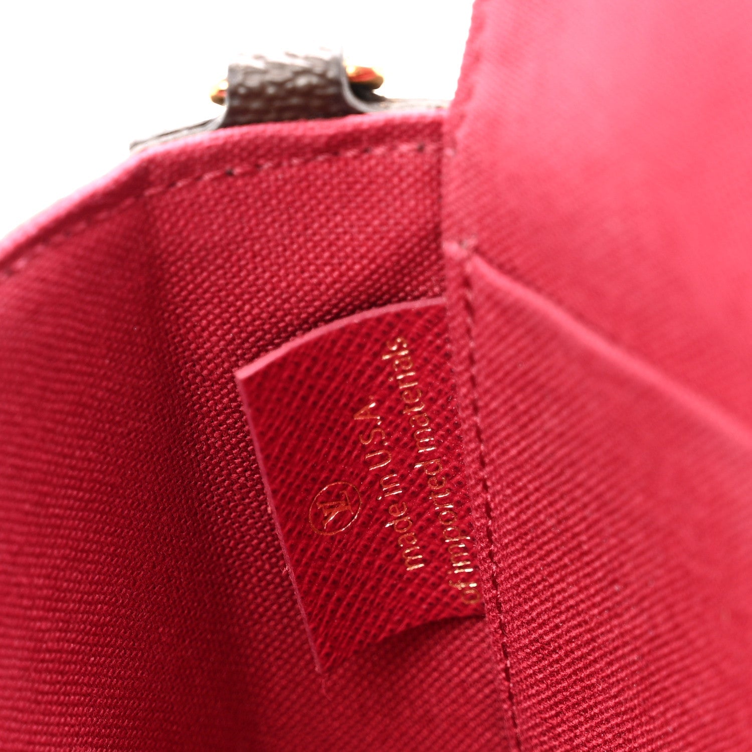Monogram Pochette Felicie Chain Wallet Fuchsia