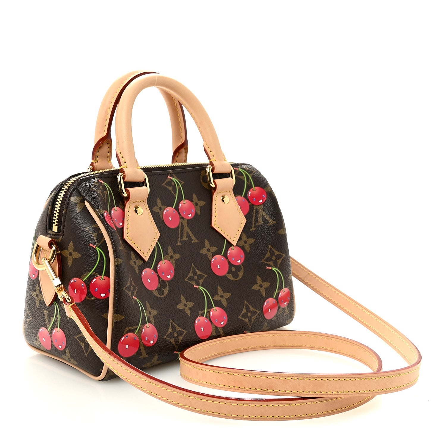 LV X TM Monogram Cerises Speedy Bandouliere 20