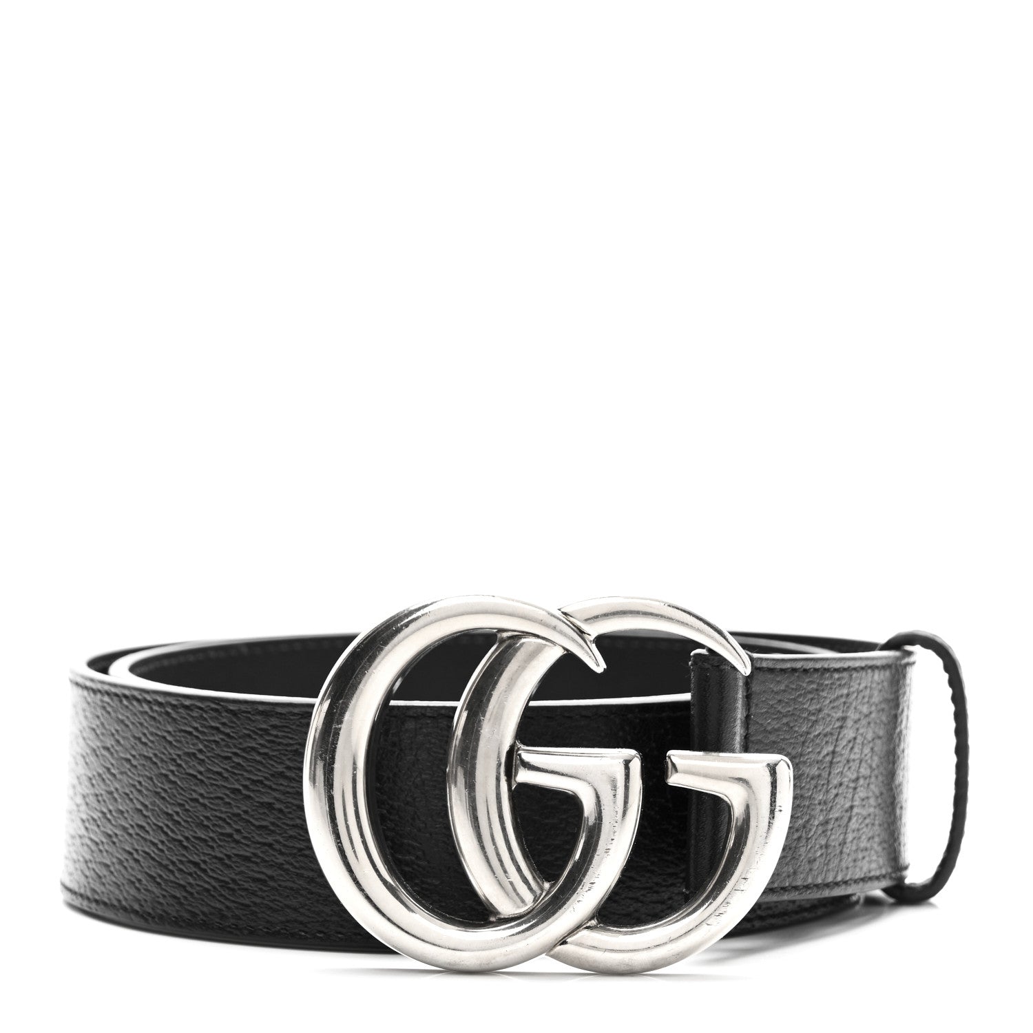 Textured Calfskin Double G 40mm Belt 80 32 Black