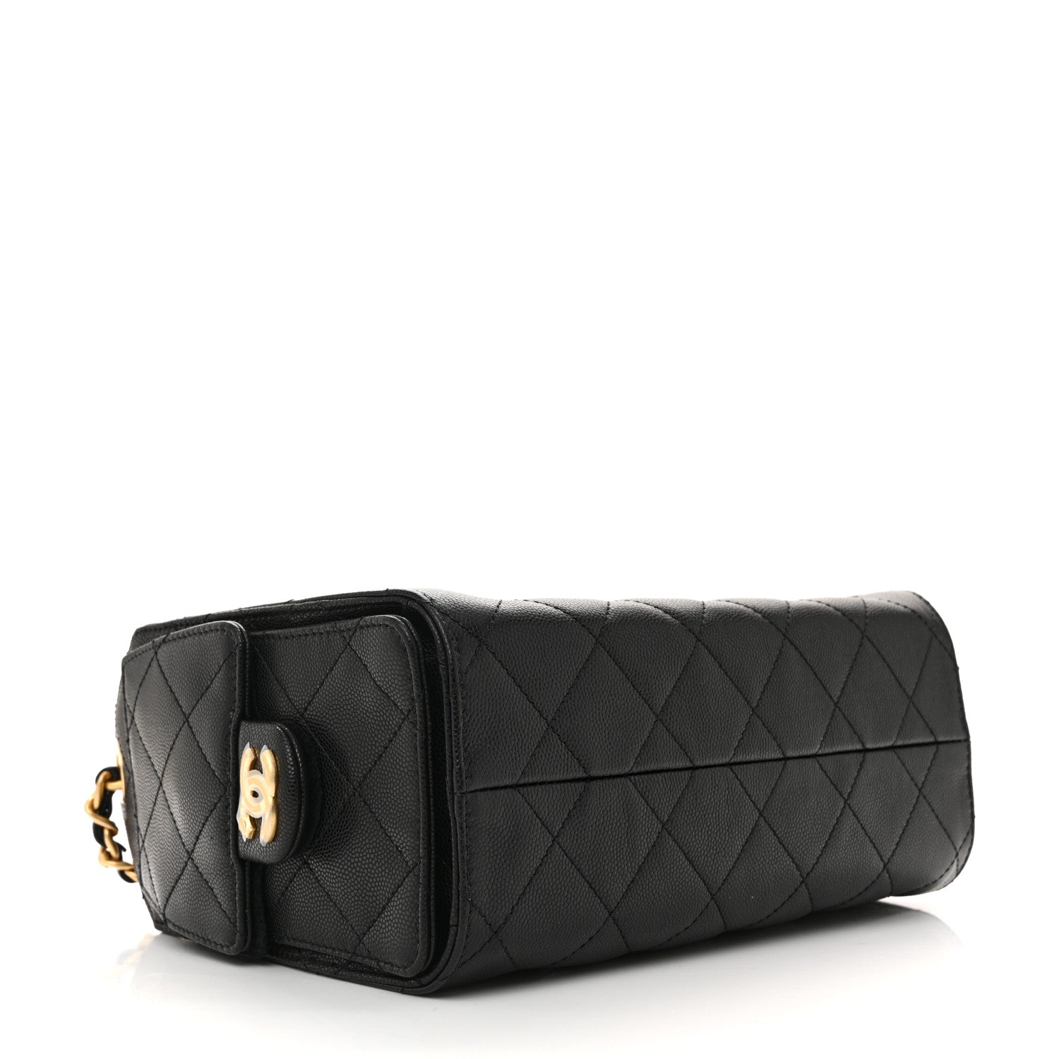 Caviar Quilted Mini Chanel 25 Handbag Black