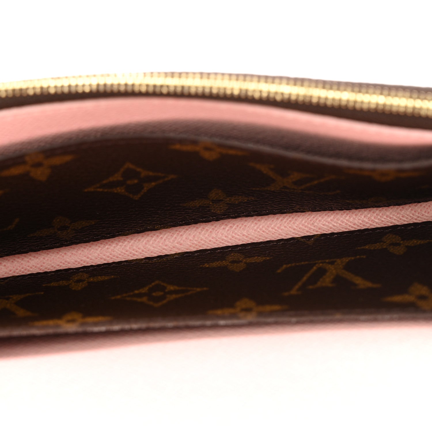 Monogram Emilie Wallet Rose Ballerine