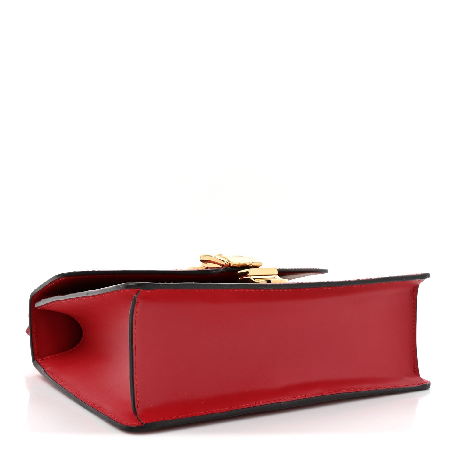 Calfskin Small Sylvie Shoulder Bag Hibiscus Red