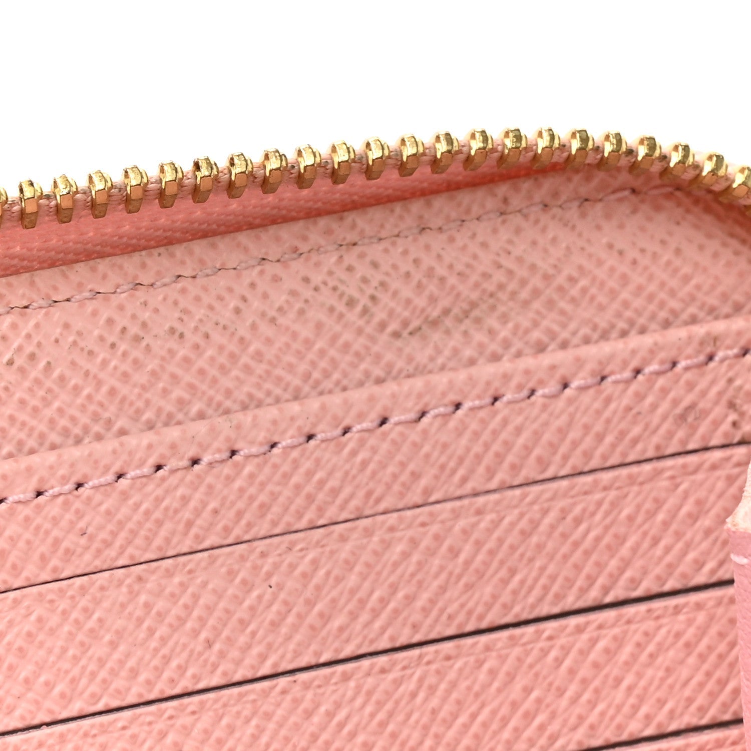 Damier Azur Zippy Wallet Rose Ballerine