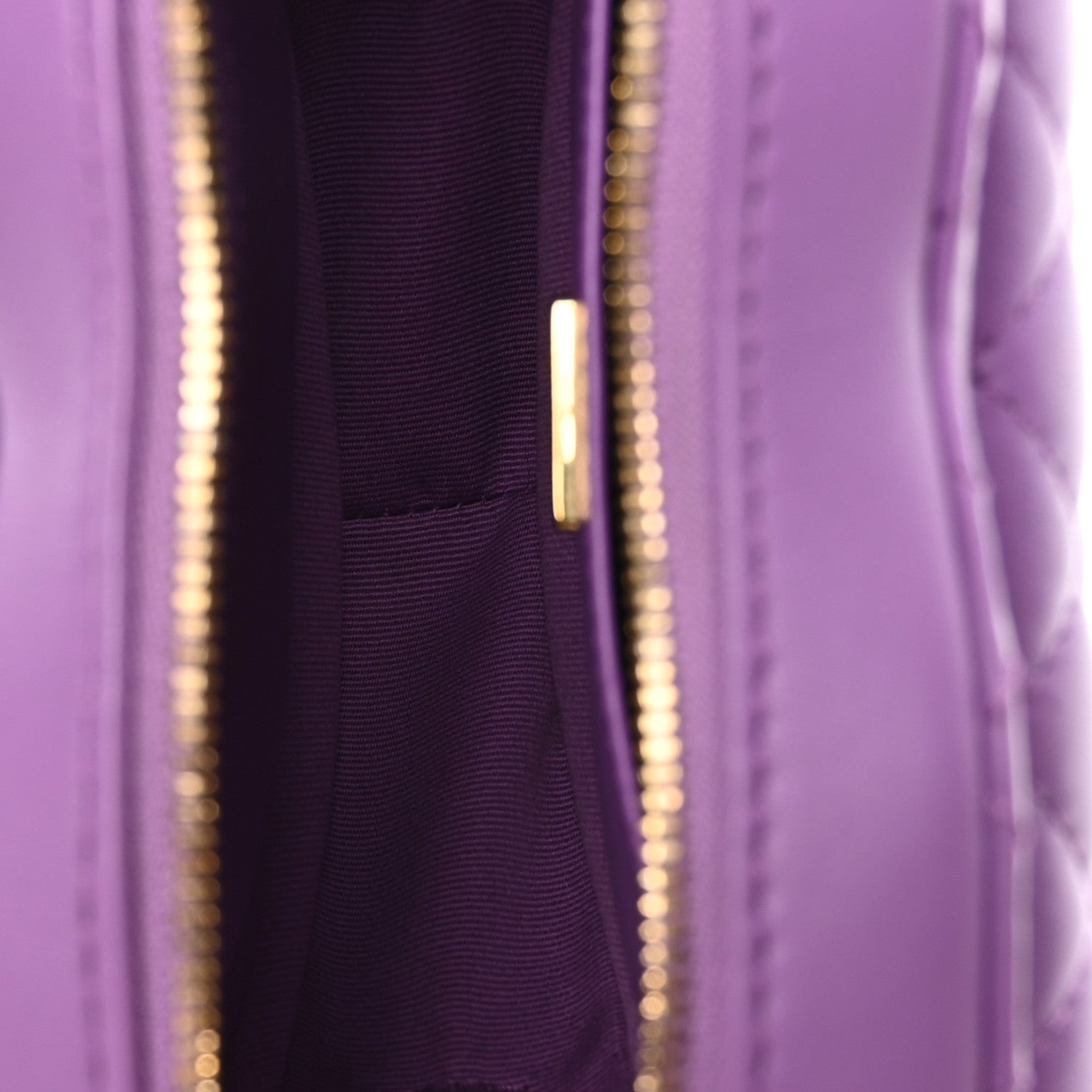 Lambskin Quilted CC In Love Heart Bag Purple