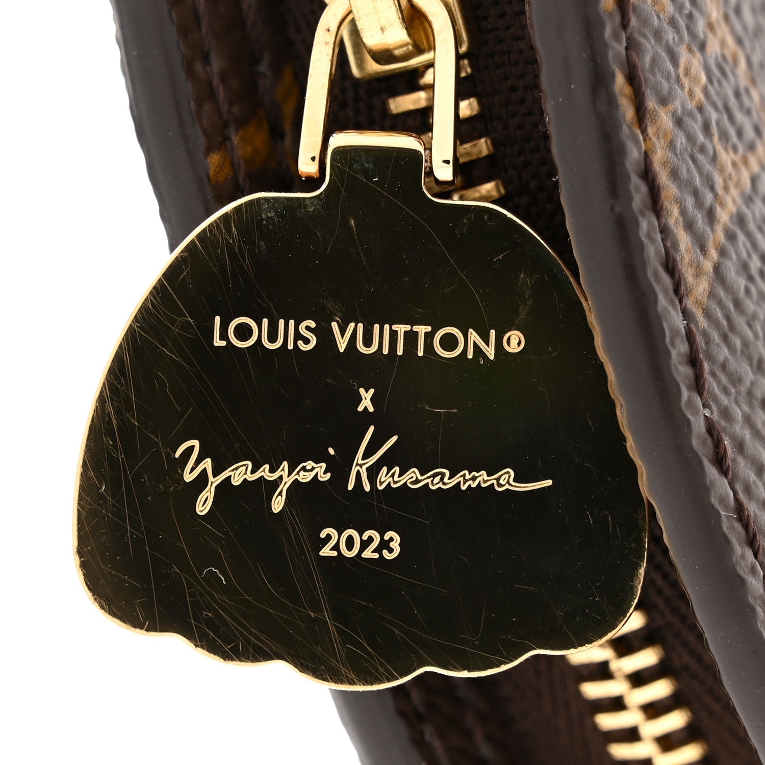 LV X YK Monogram Pumpkin Coin Purse