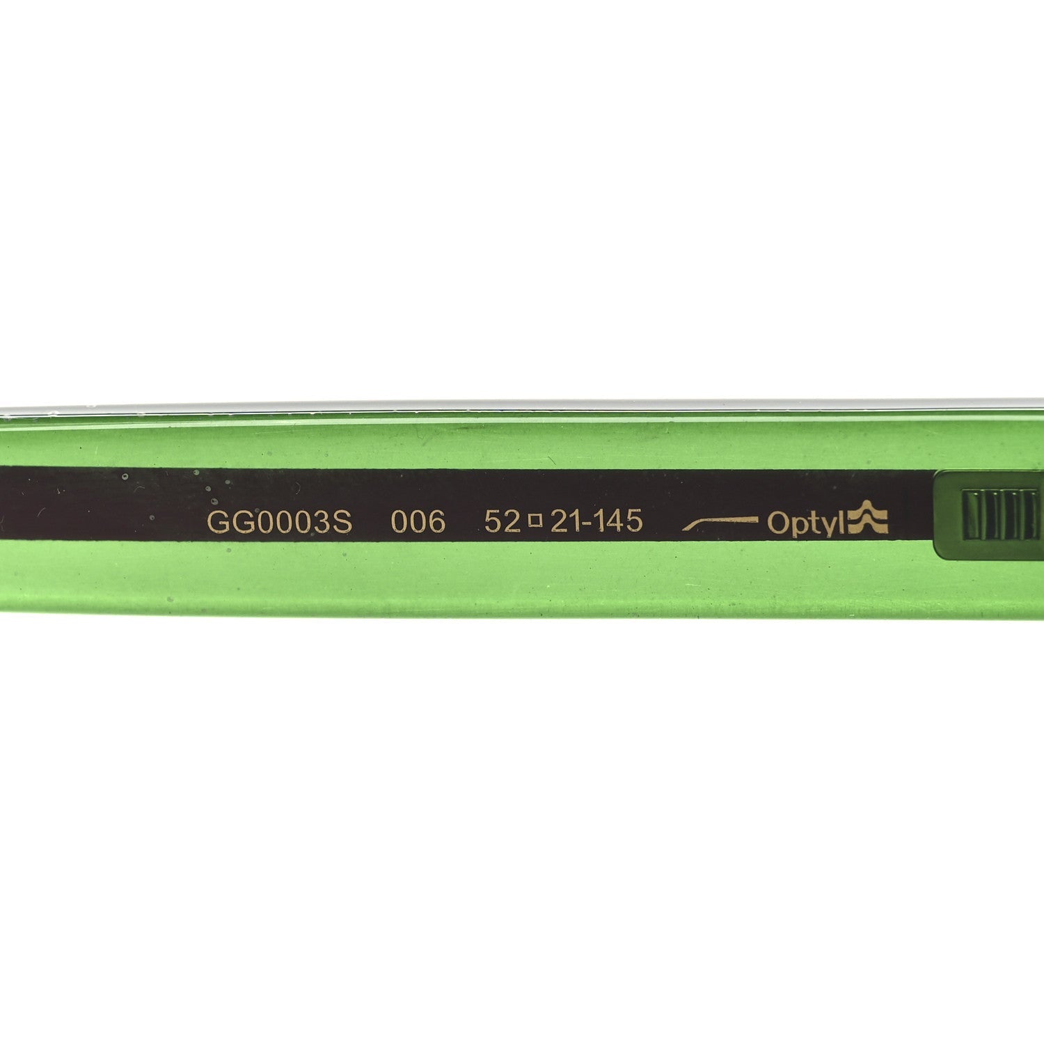 Acetate Web Sunglasses GG 0003S Black Green