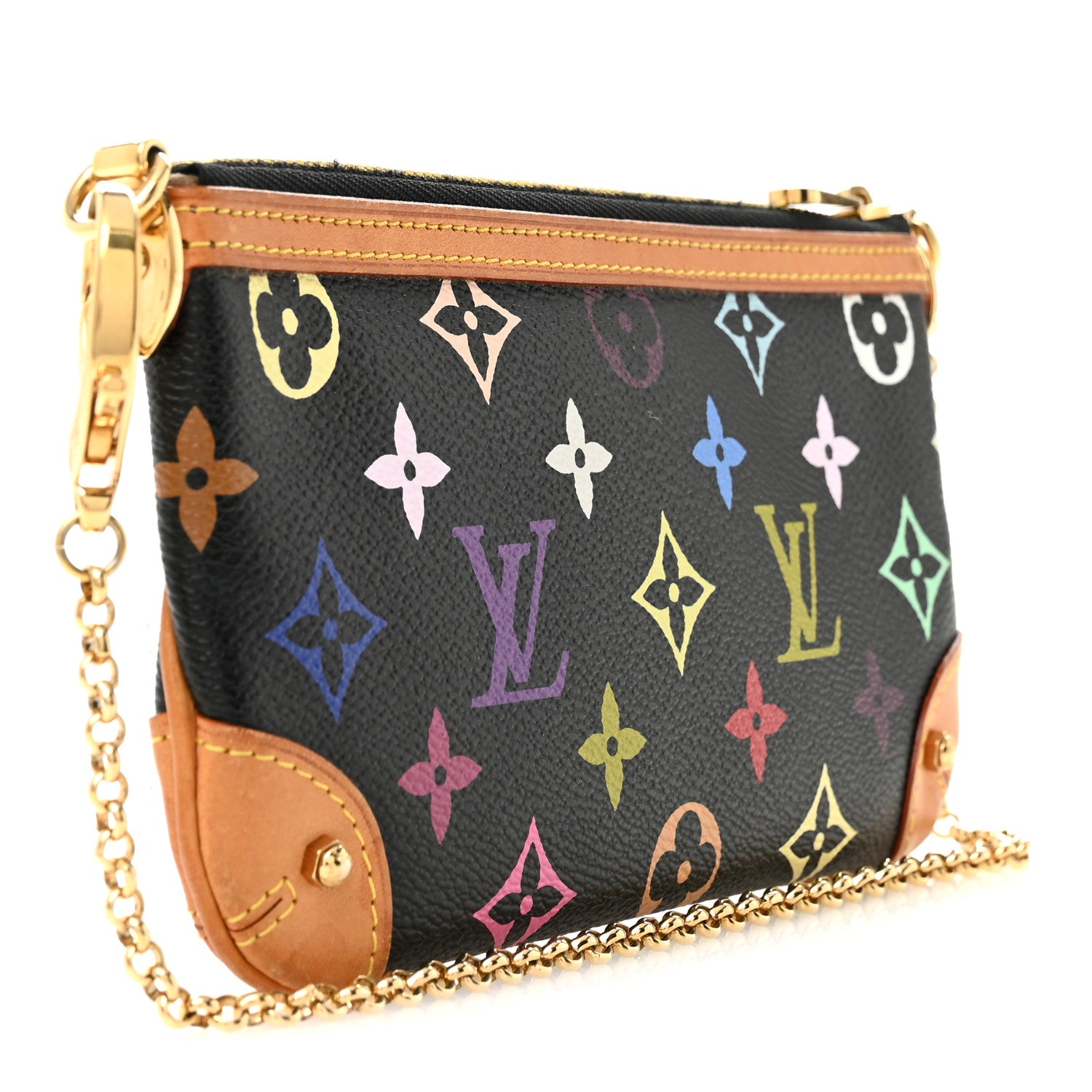 Monogram Multicolor Pochette Milla MM Black