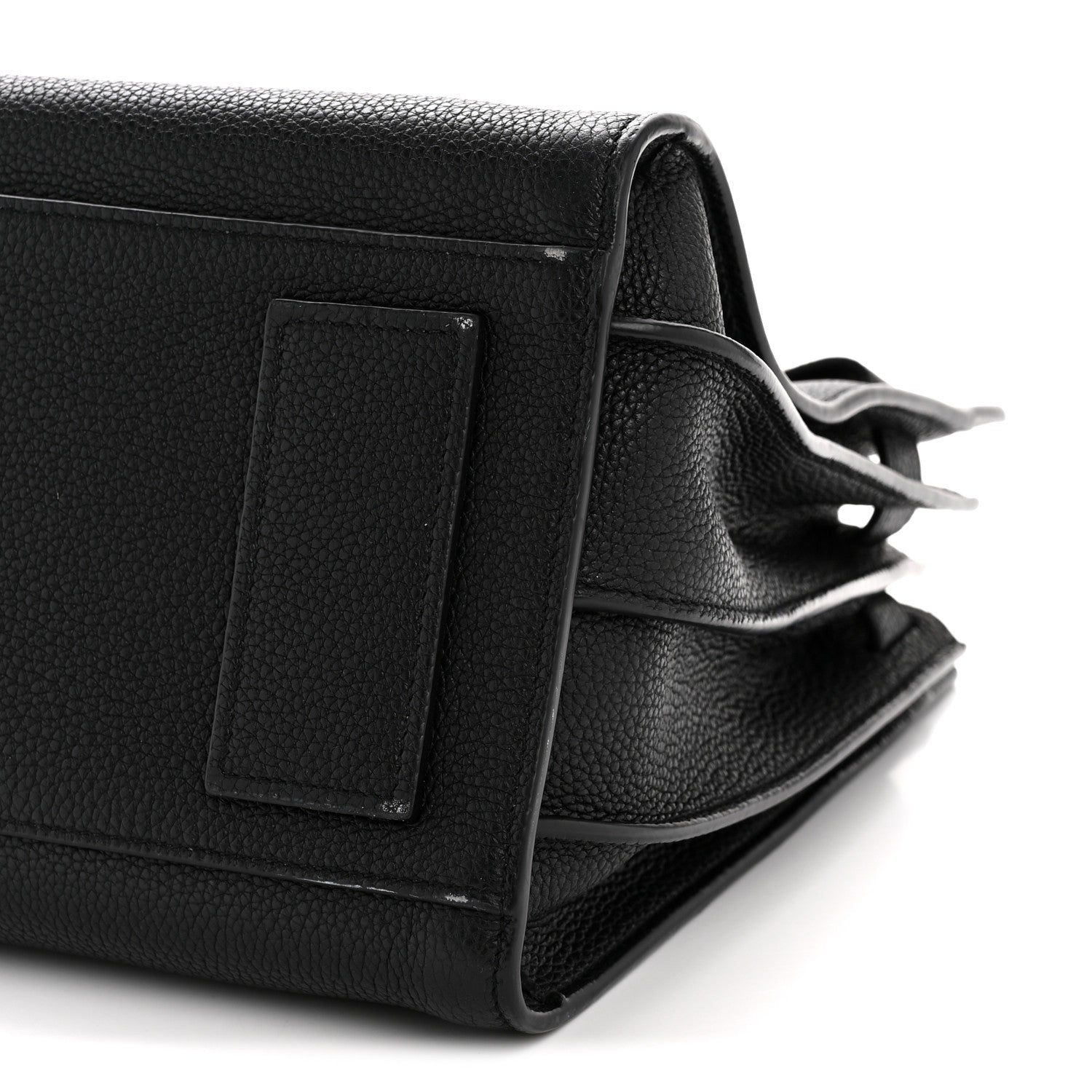 Grained Calfskin Small Supple Sac De Jour Black