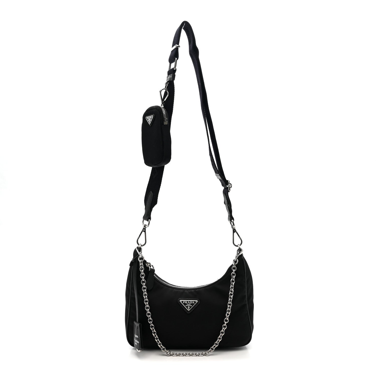 Nylon Re-Edition 2005 Shoulder Bag Black