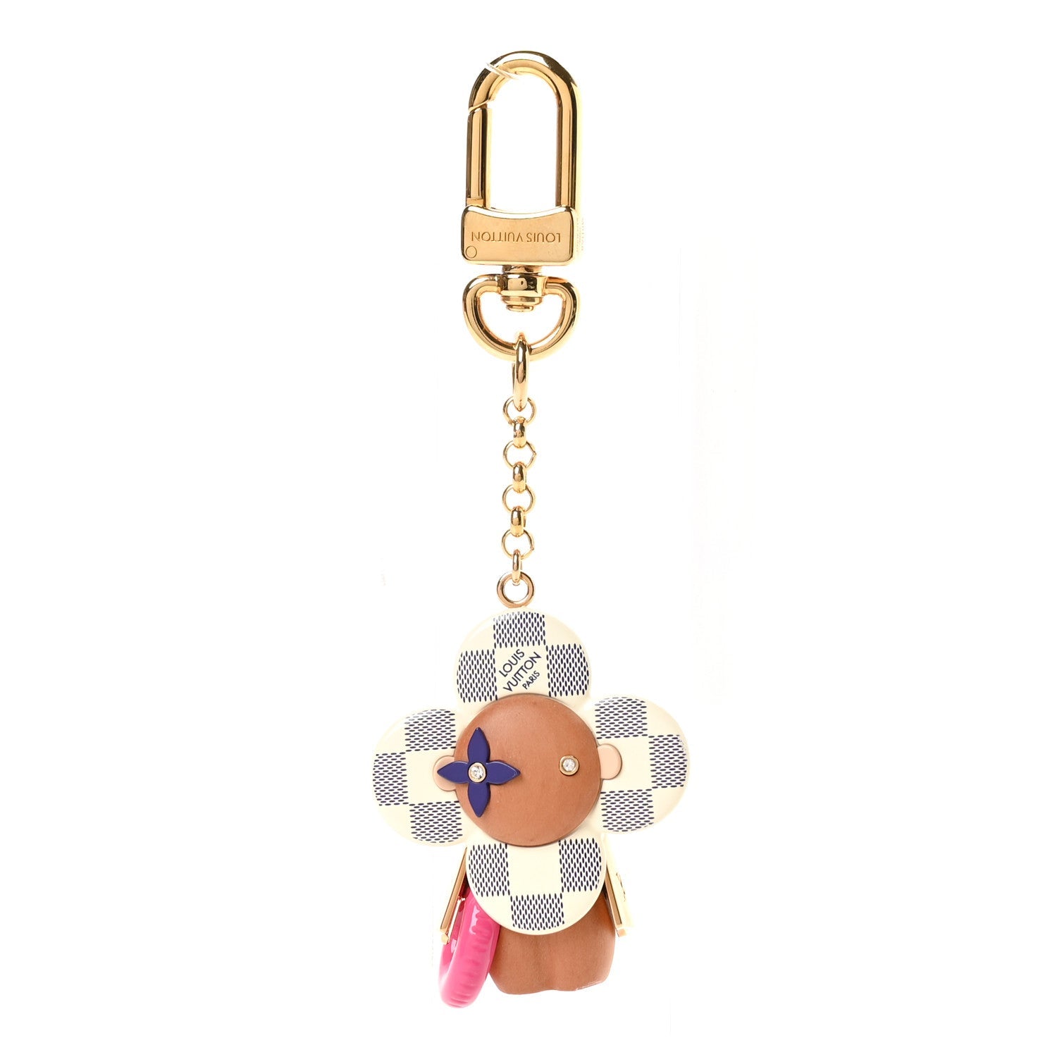 Wood Damier Azur Vivienne By The Pool Key Holder