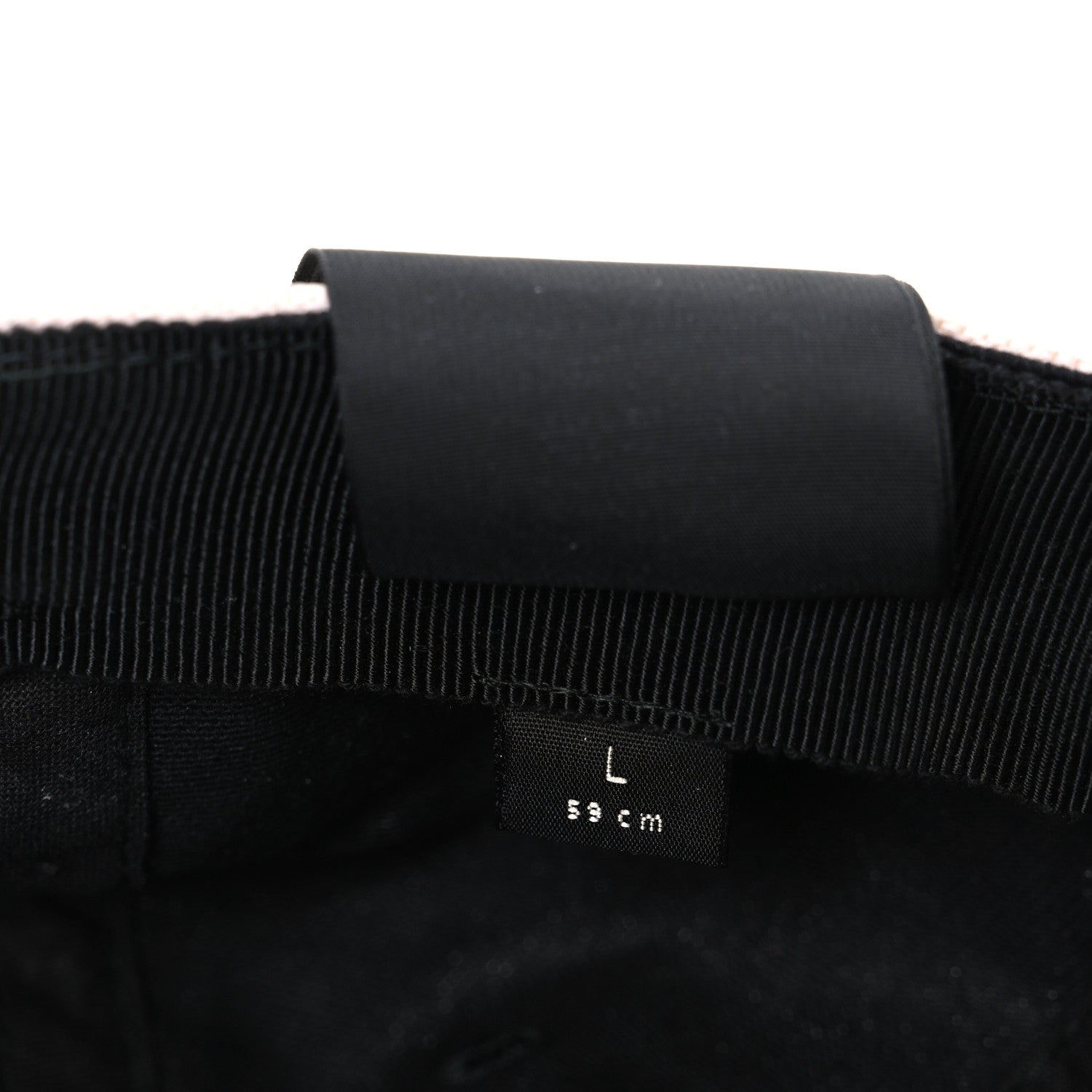 Gabardine Gucci Headband Baseball Hat L Black