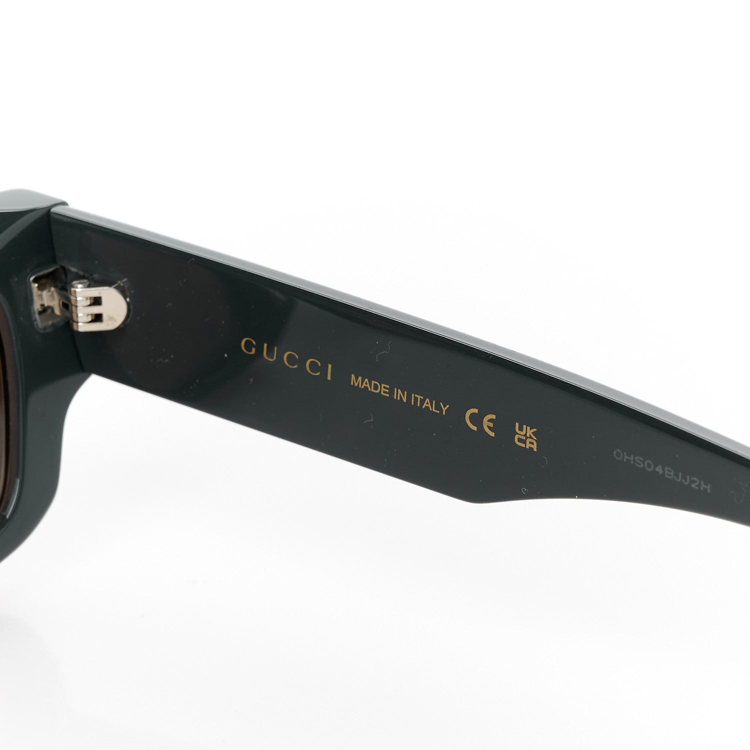 Acetate Rectangular Frame Sunglasses GG1838S Dark Grey