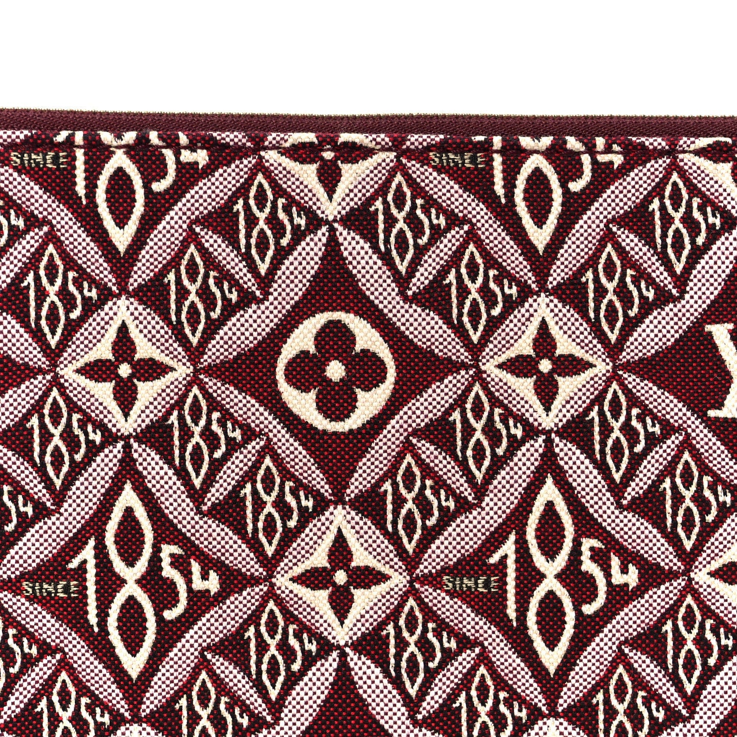 Jacquard Since 1854 Neverfull MM GM Pochette Bordeaux
