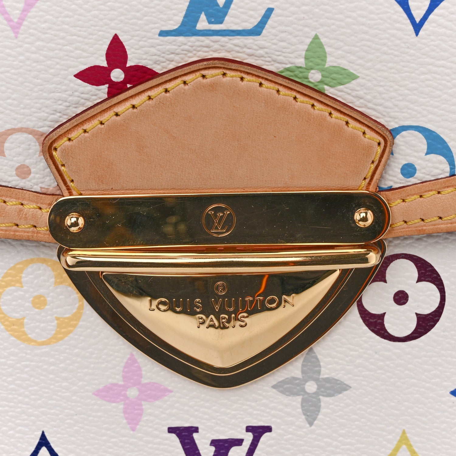 Monogram Multicolor Beverly MM White