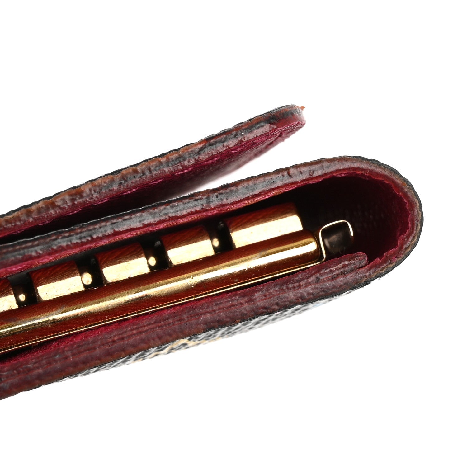 Monogram Multicolor Multicles 4 Key Holder Black Grenade