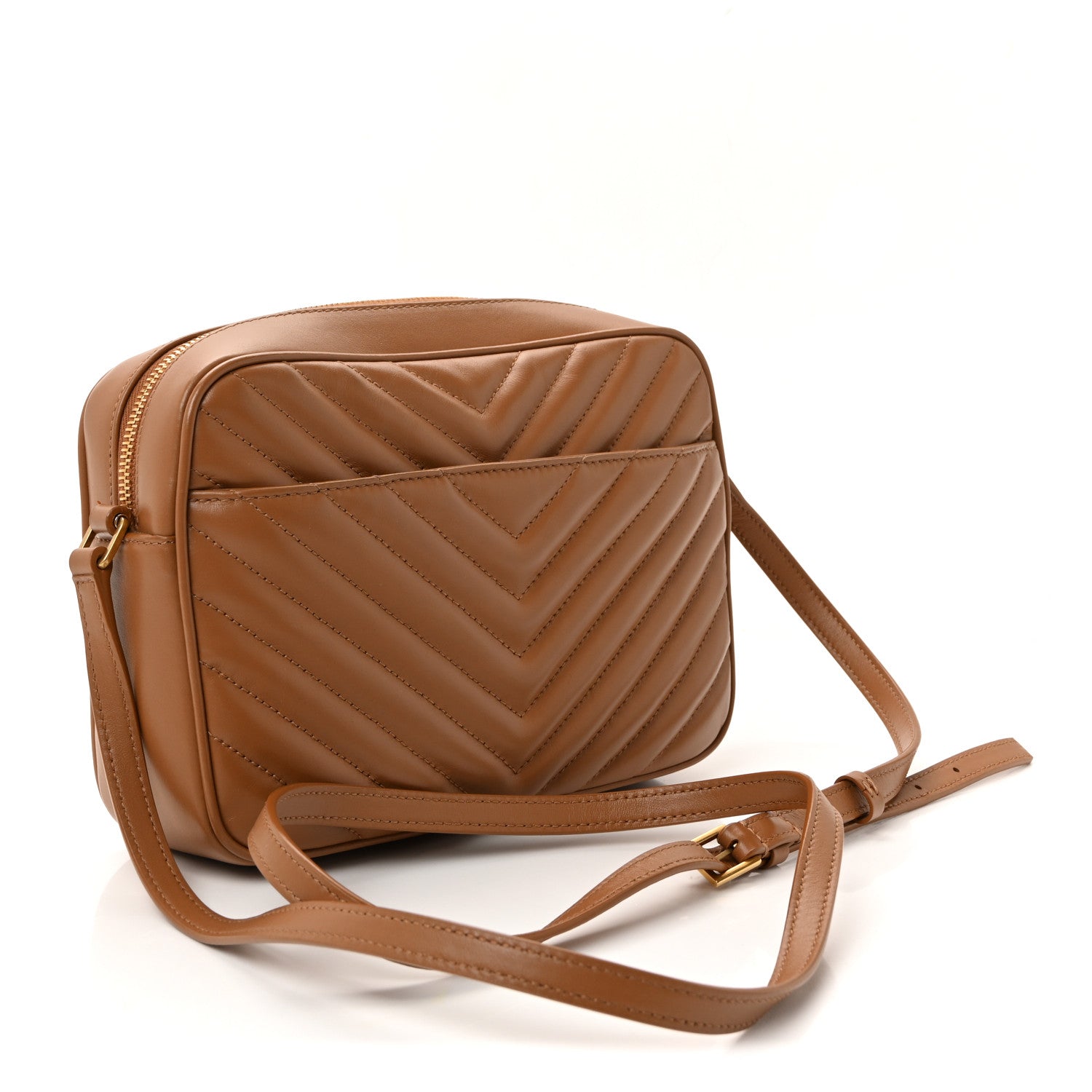 Calfskin Matelasse Monogram Lou Camera Bag Cinnamon