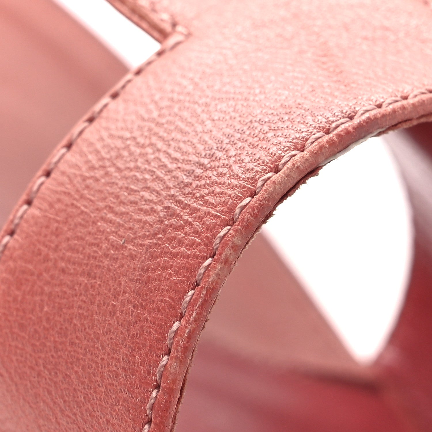 Goatskin Oran Sandals 37 Rouge Blush