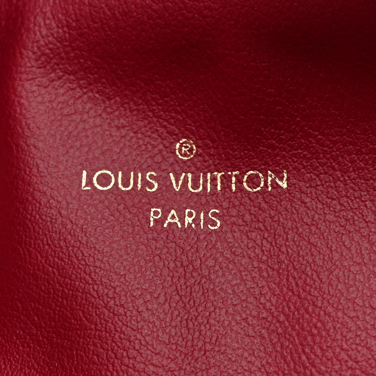 Monogram Felicie Chain Wallet Zippered Insert Fuchsia
