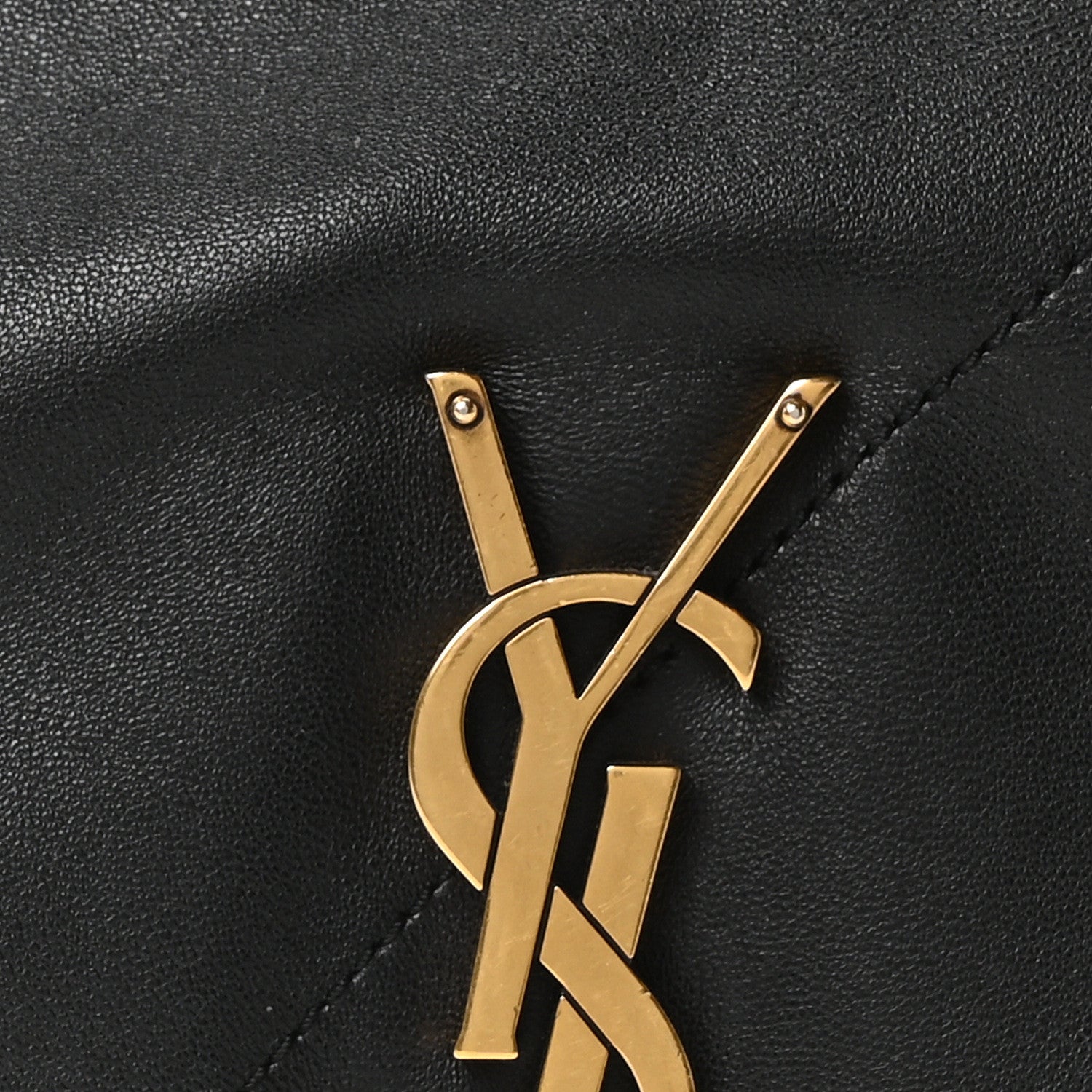 Lambskin Matelasse Monogram Large Jamie 4.3 Black