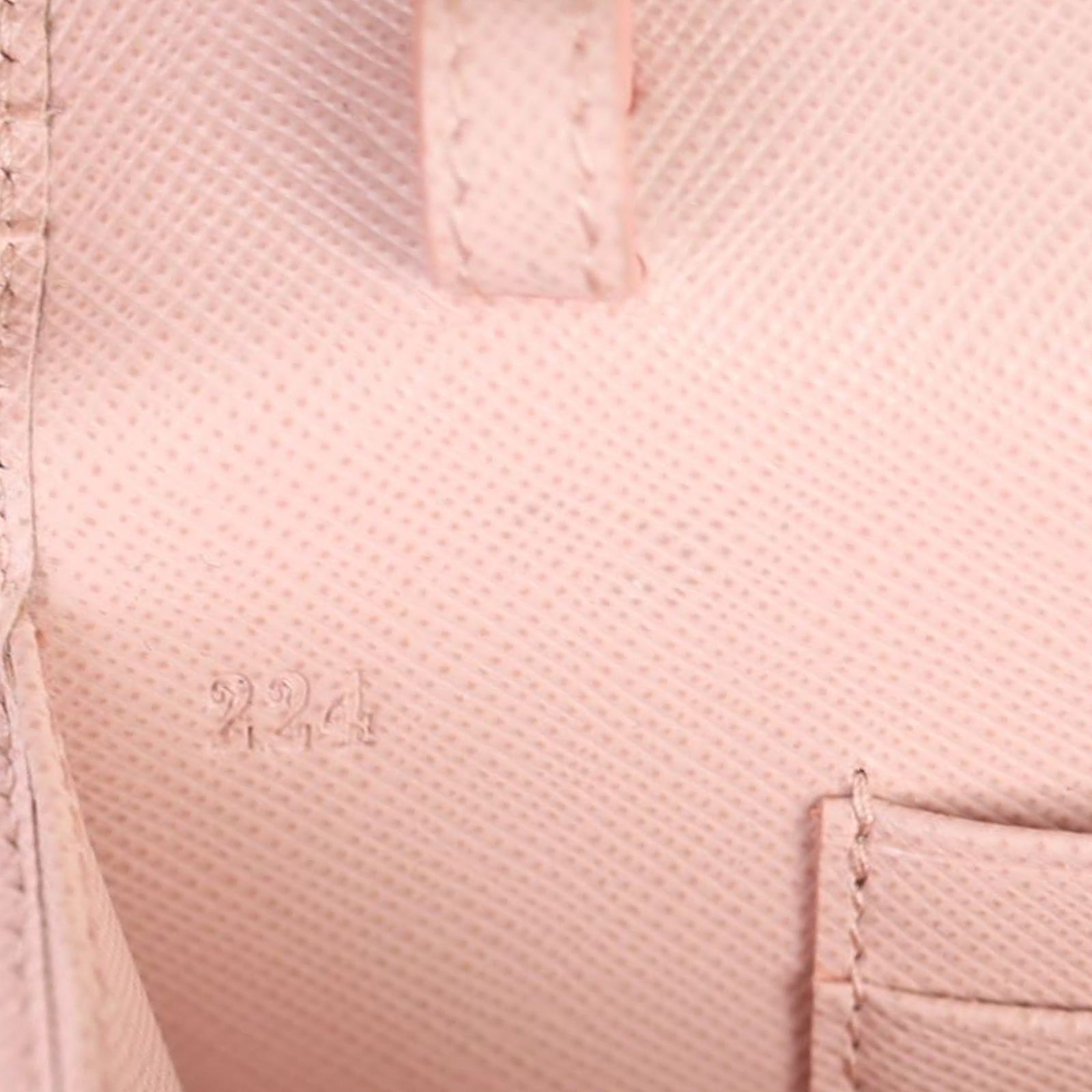 Prada Saffiano Lux Bow Wallet on Strap