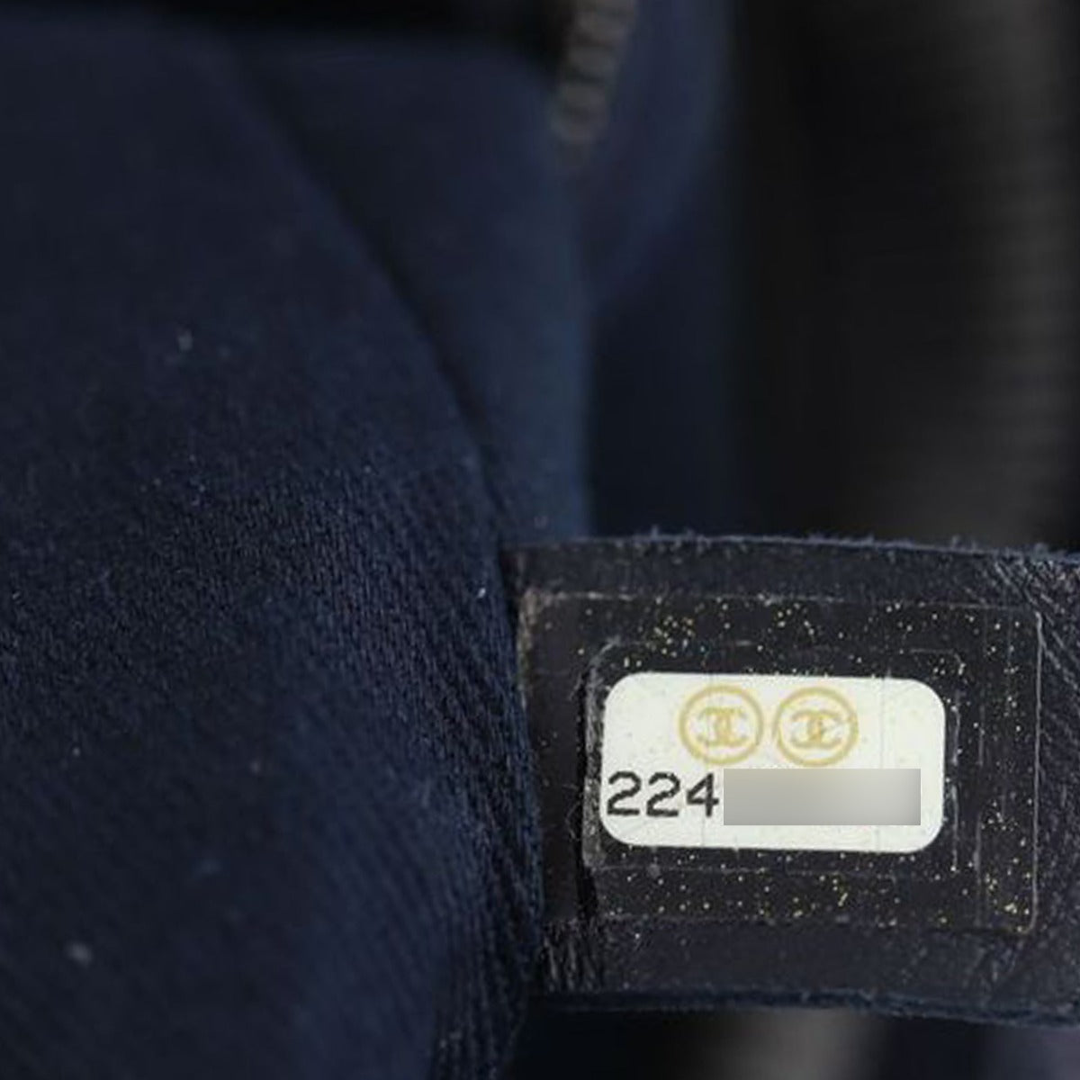 Chanel Denim Large Shopper Tote