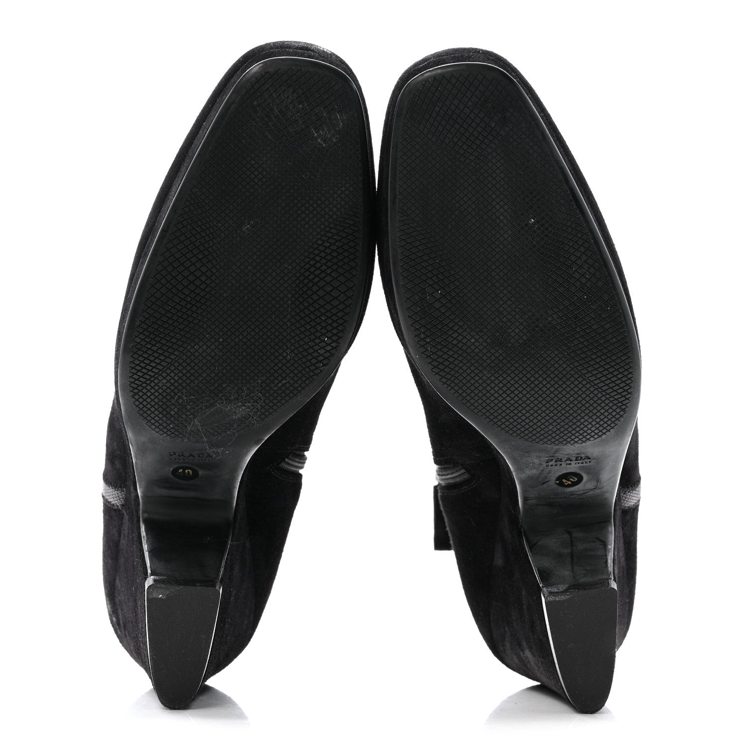 Scamosciato Zip Boots 40 Black