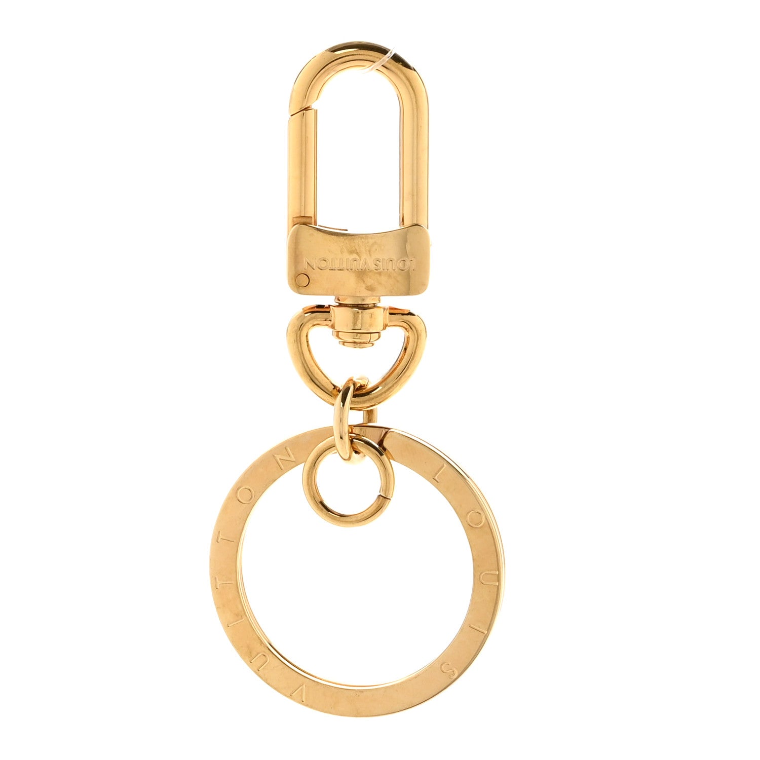 Artsy Key Ring Holder Gold