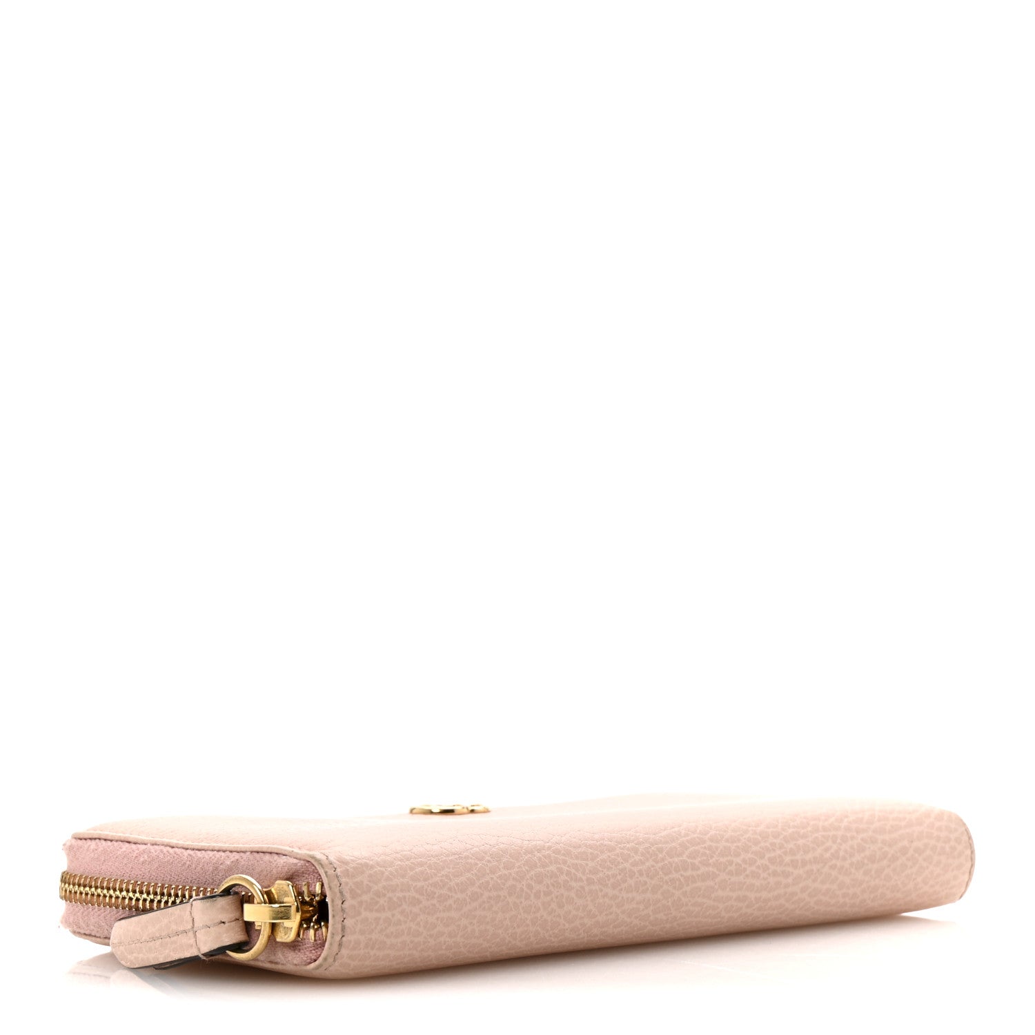 Dollar Calfskin GG Marmont Zip Around Wallet Perfect Pink